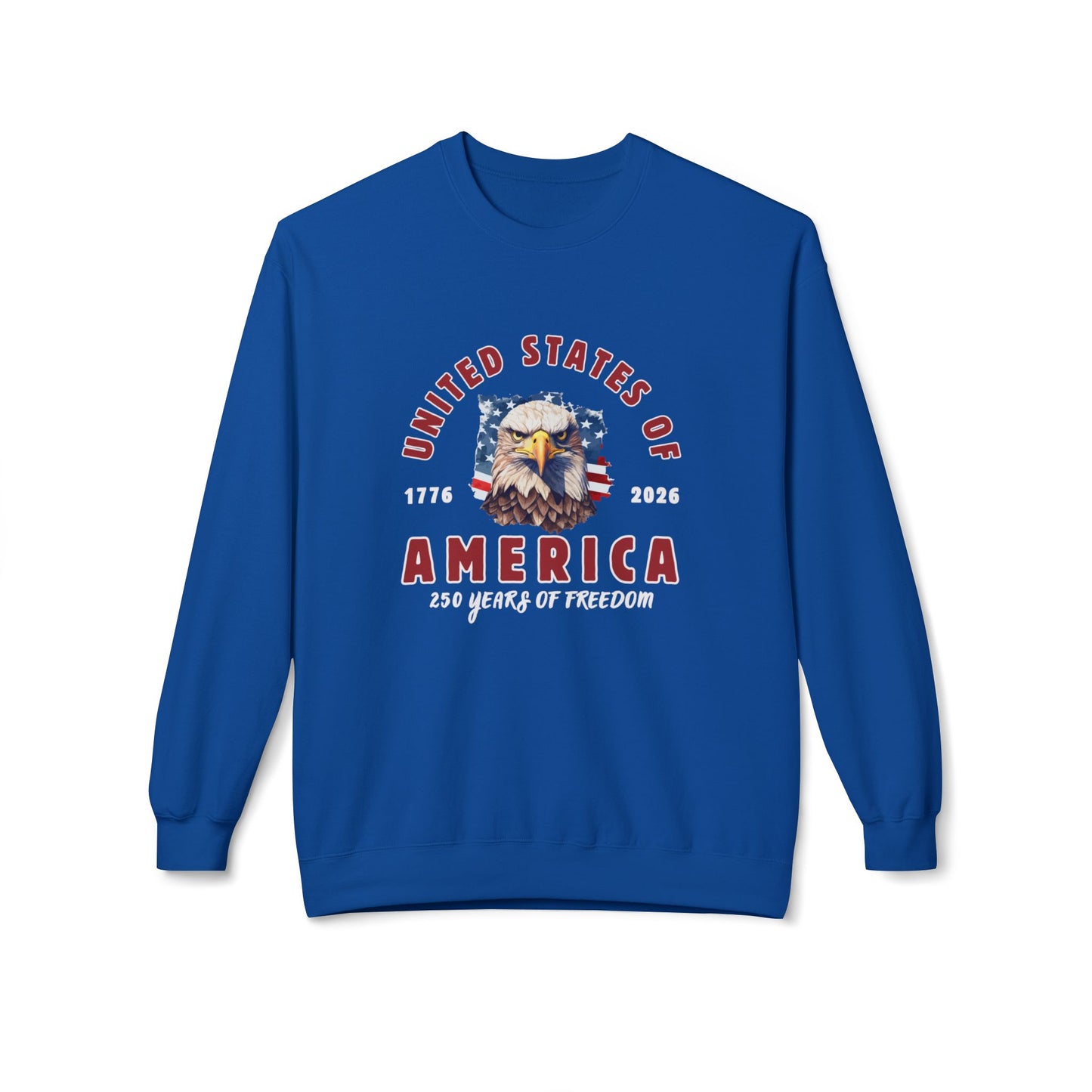 America 250th Anniversary Sweatshirt – United States of America Eagle Graphic