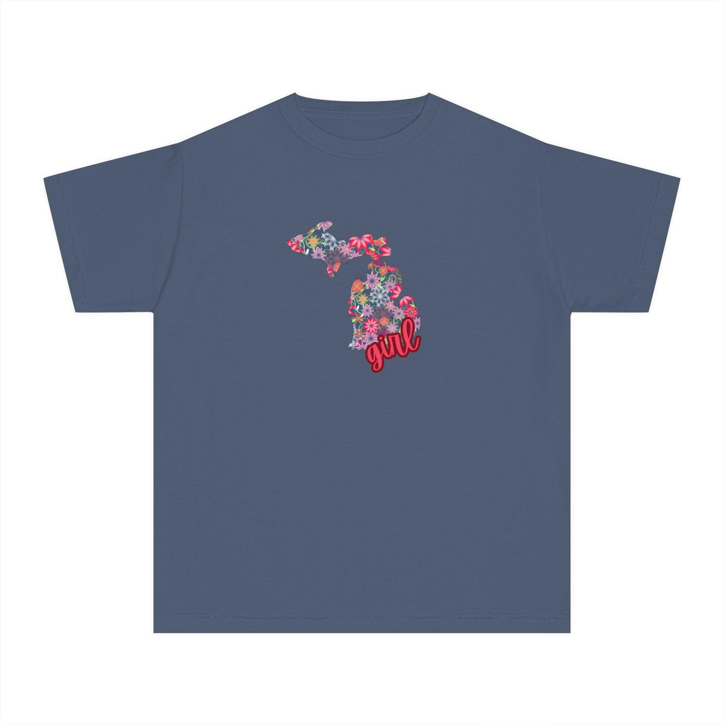 Lil' Michigan Girl Youth Midweight Tee