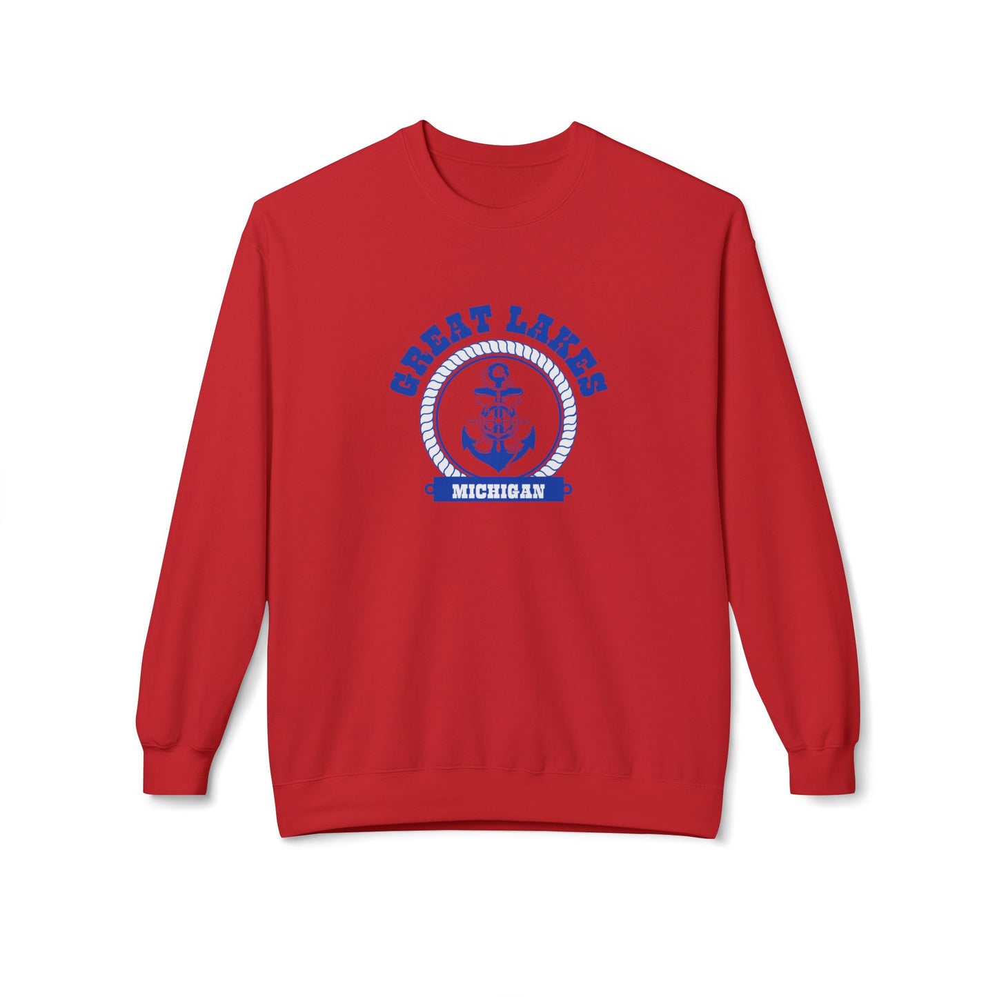 Anchored in Michigan Midweight Sweatshirt