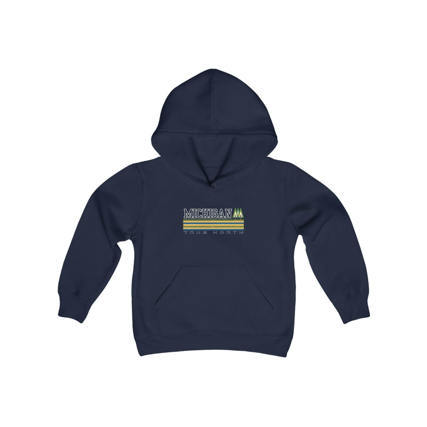 Navy Michigan True North Hoodie