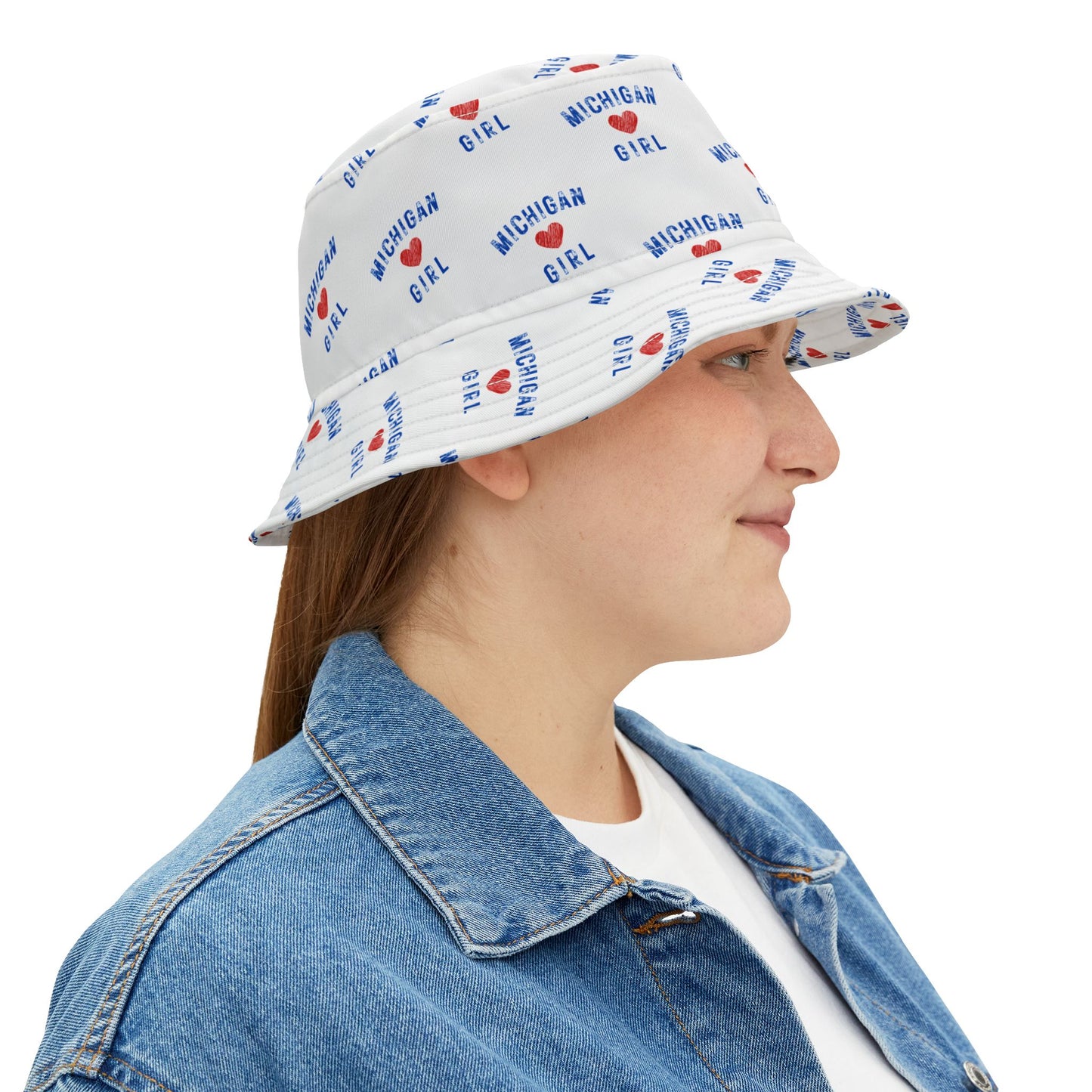Michigan Girl Heart & Soul Bucket Hat