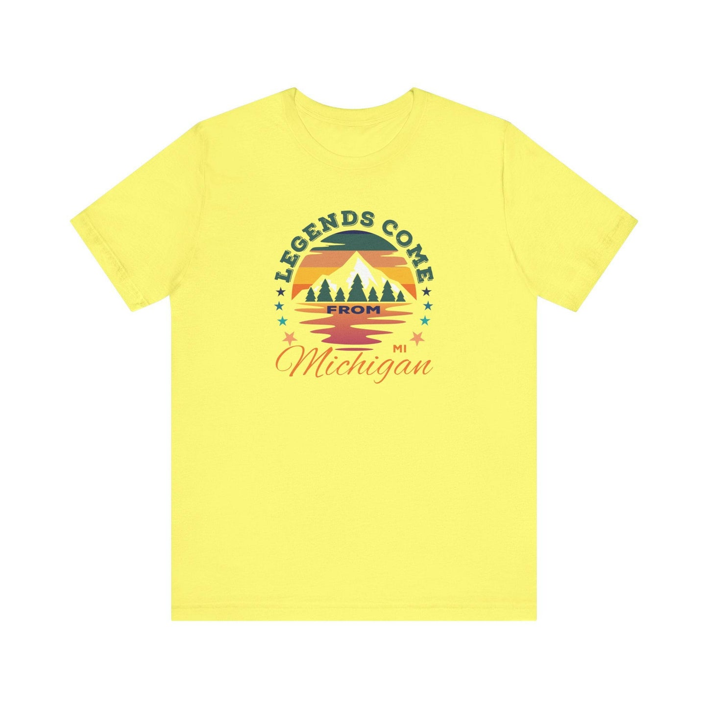 Legends Come from Michigan Unisex Jersey Tee