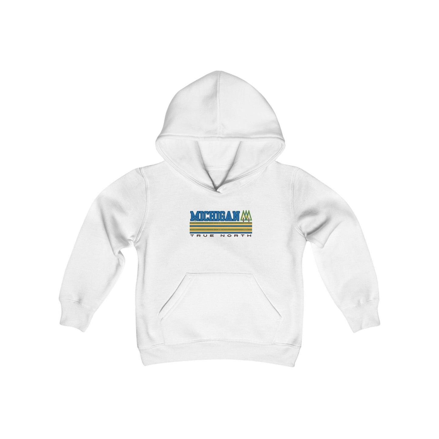White Michigan True North Hoodie
