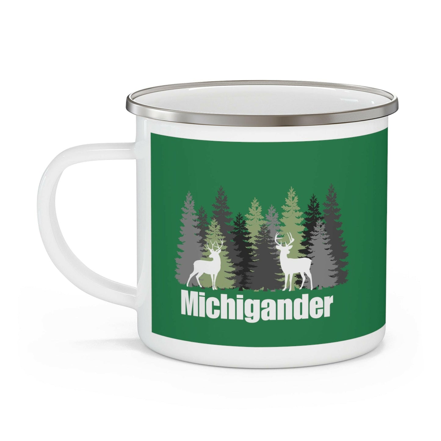 Michigander Wilderness Spirit Enamel Camping Mug