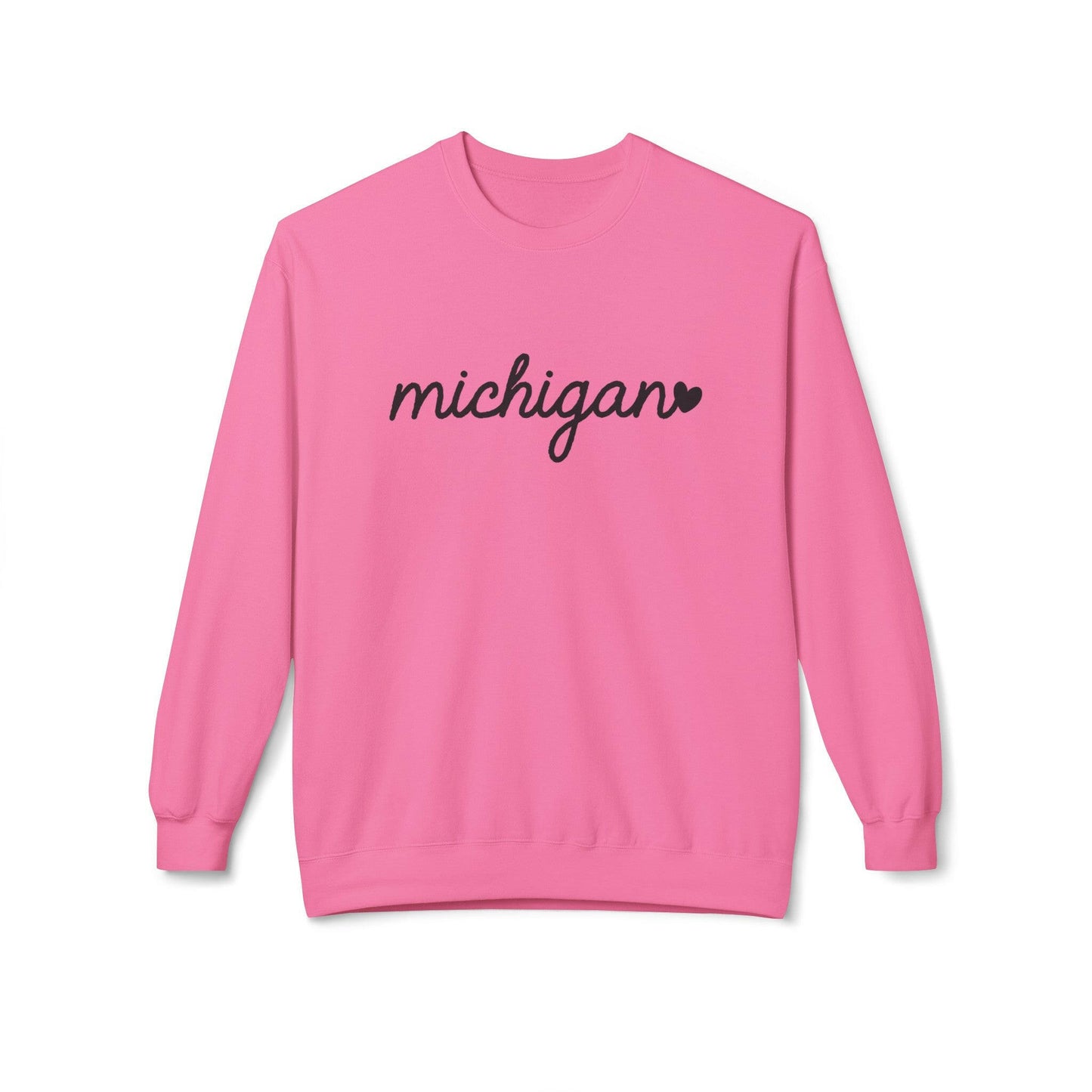 Pink Lemonade Michigan Has My Heart Sweatshirt