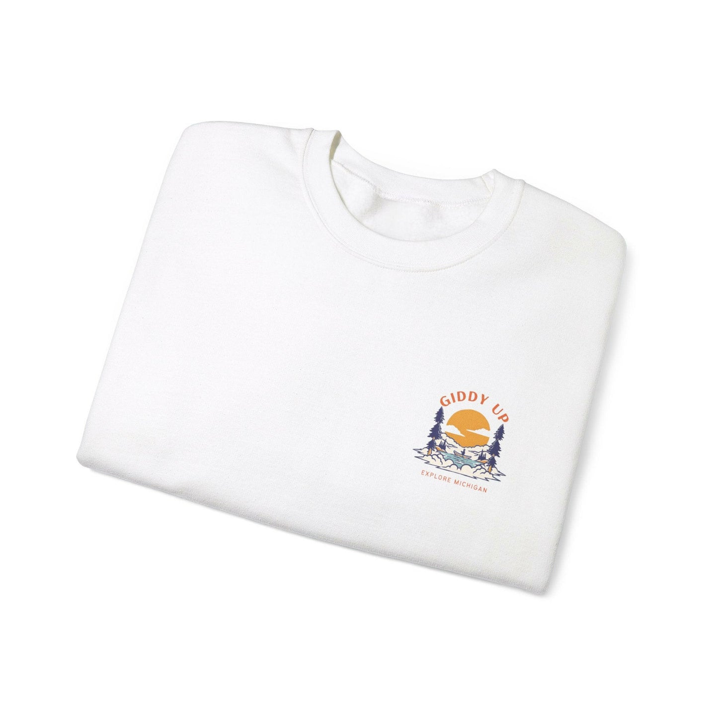 Giddy Up - Explore Michigan Unisex Heavy Blend™ Sweatshirt