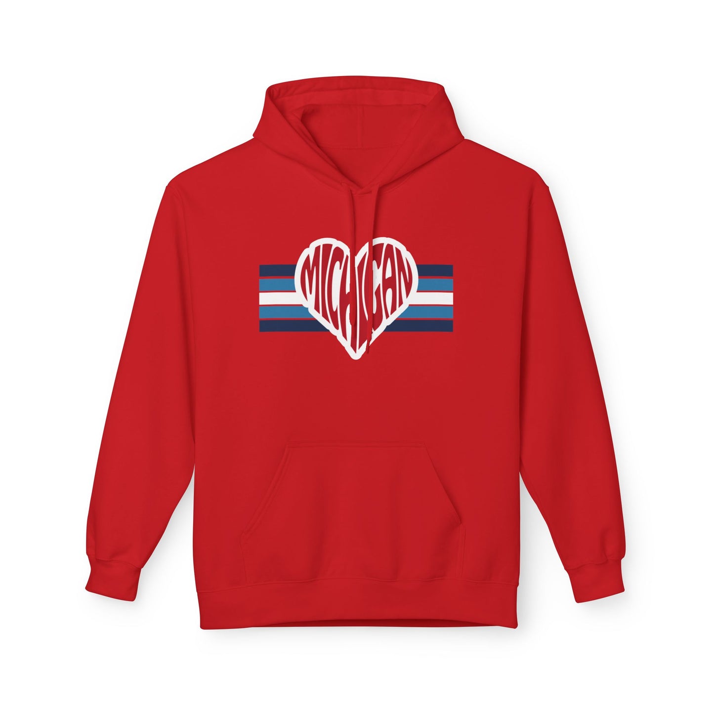 Michigan Love Heart Hoodie