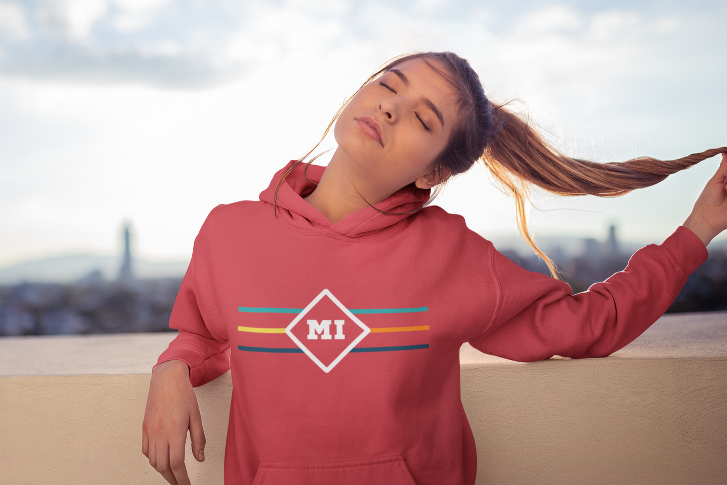 MI Racing Stripes Hoodie