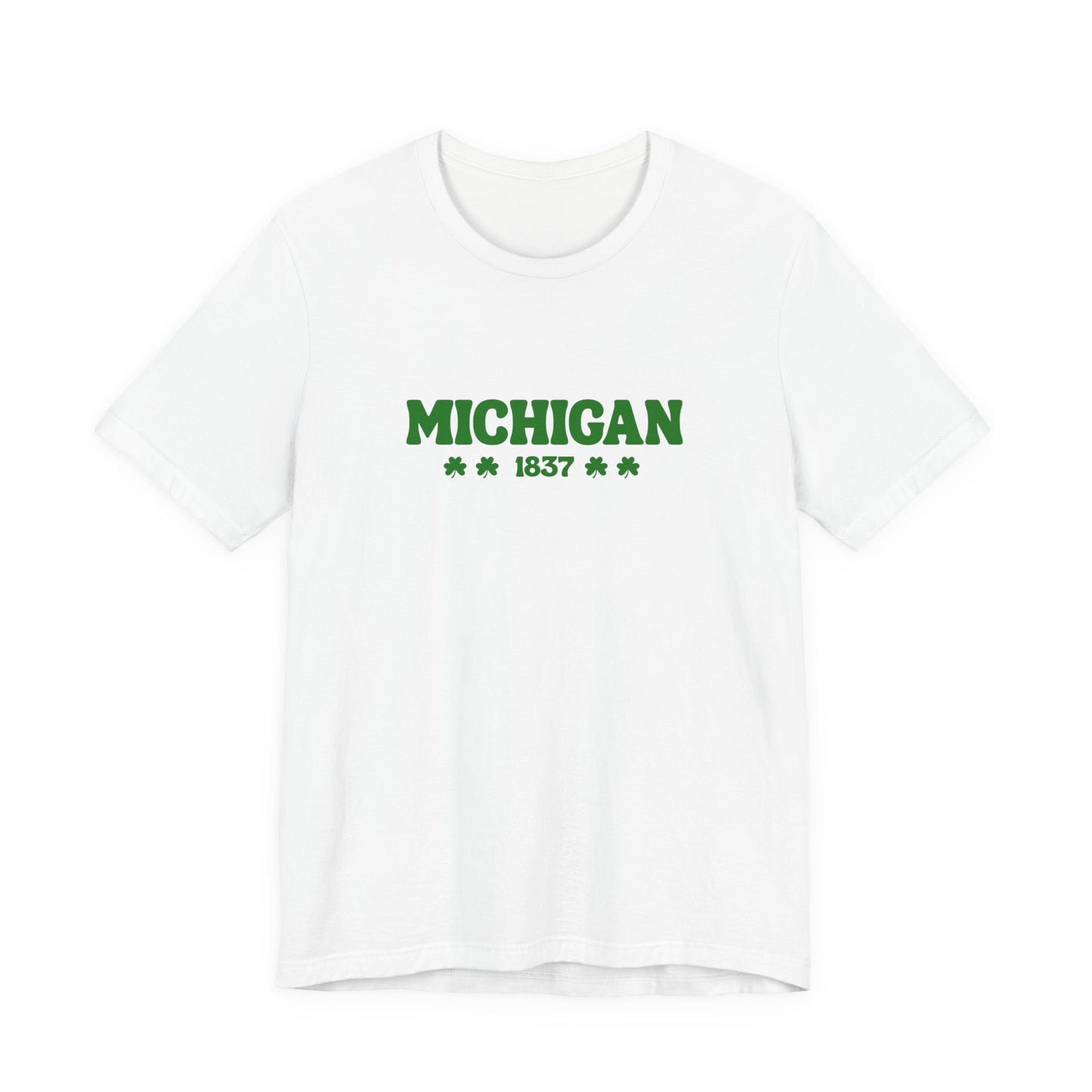 Michigan 1837 Vintage St. Patrick's Day Tee