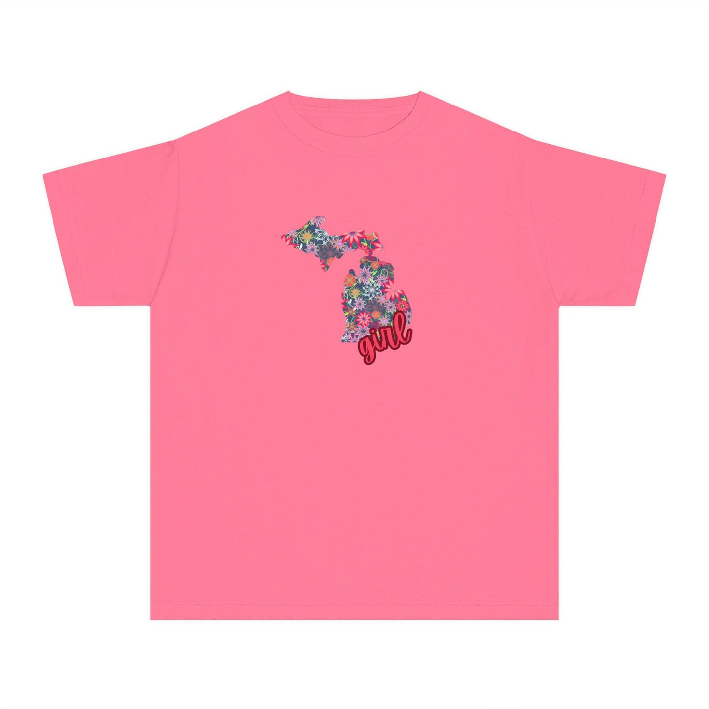 Lil' Michigan Girl Youth Midweight Tee