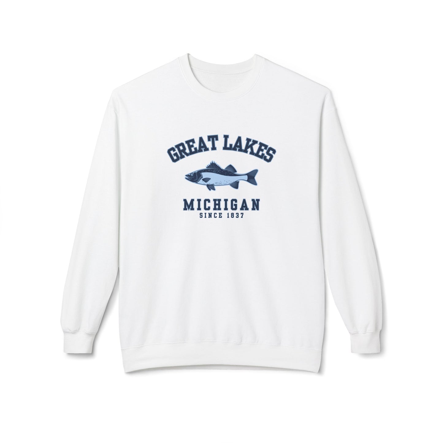 Walleye-in Around Michigan Sweatshirt