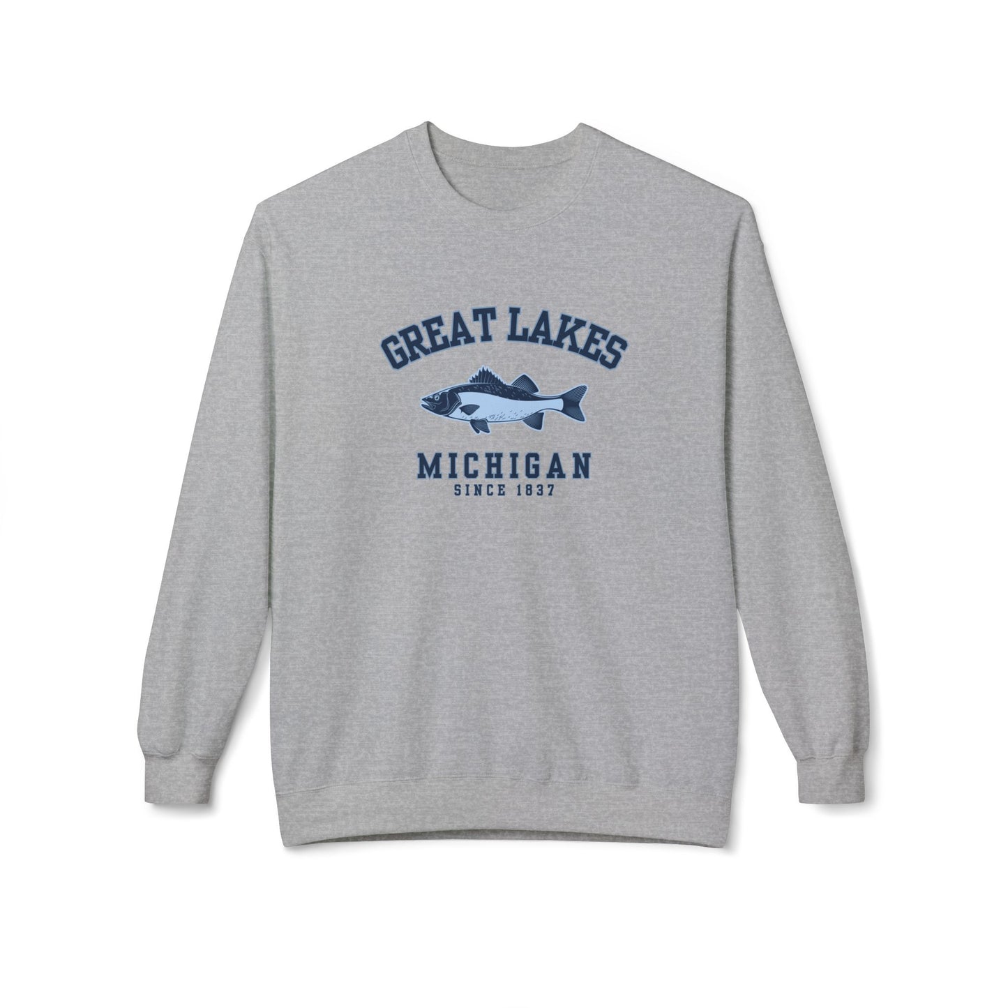 Walleye-in Around Michigan Sweatshirt