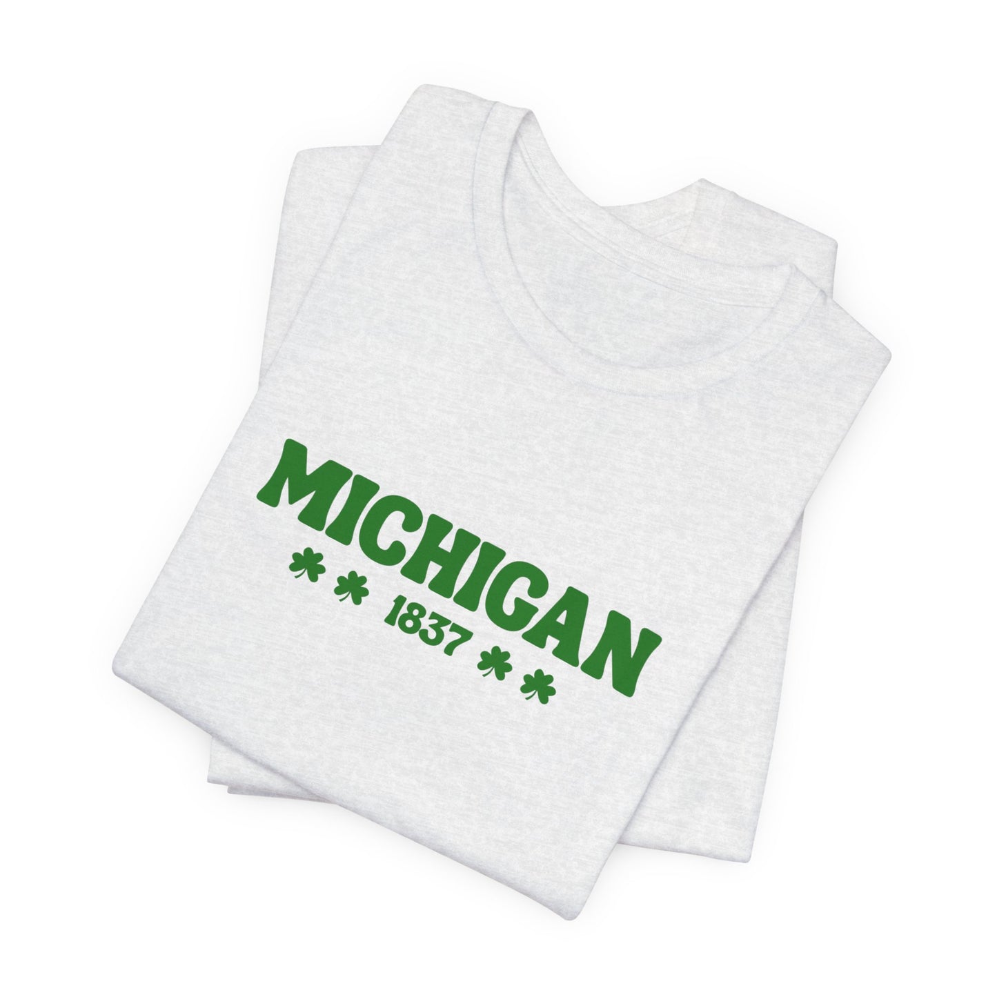 Michigan 1837 Vintage St. Patrick's Day Tee