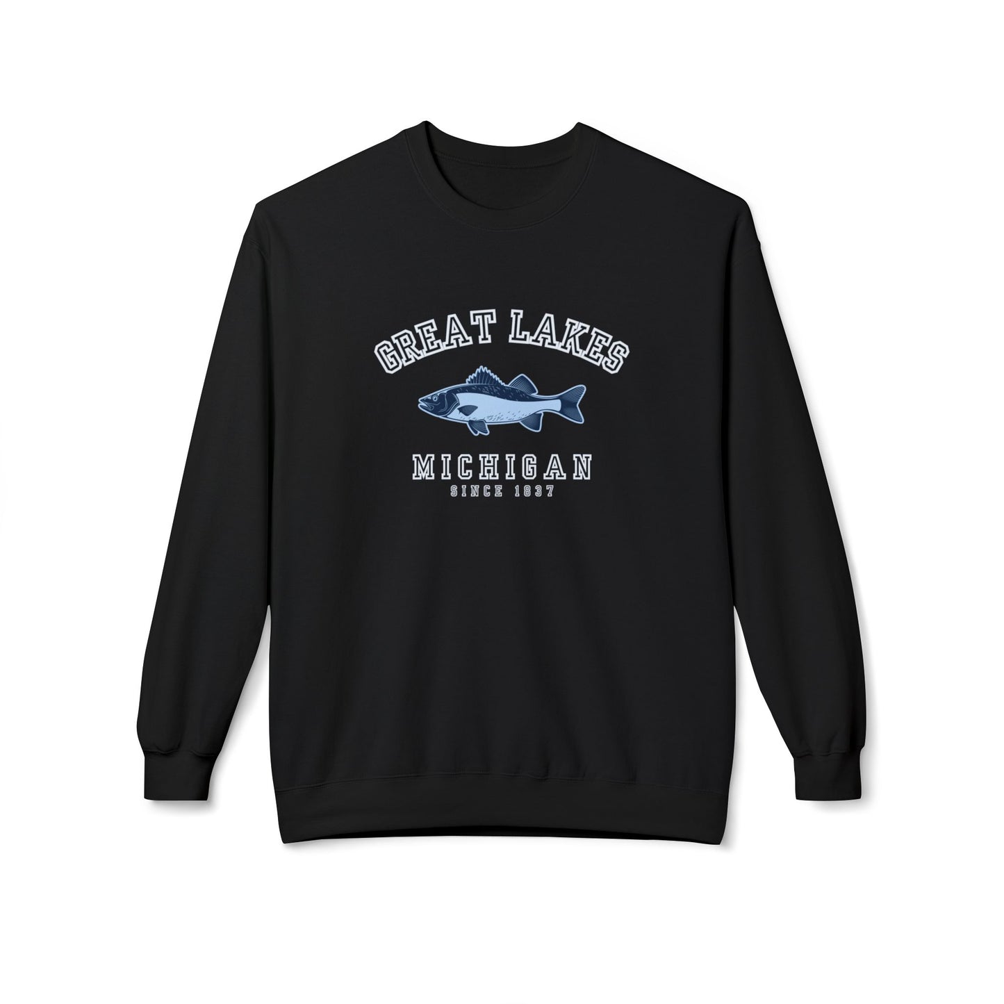 Walleye-in Around Michigan Sweatshirt