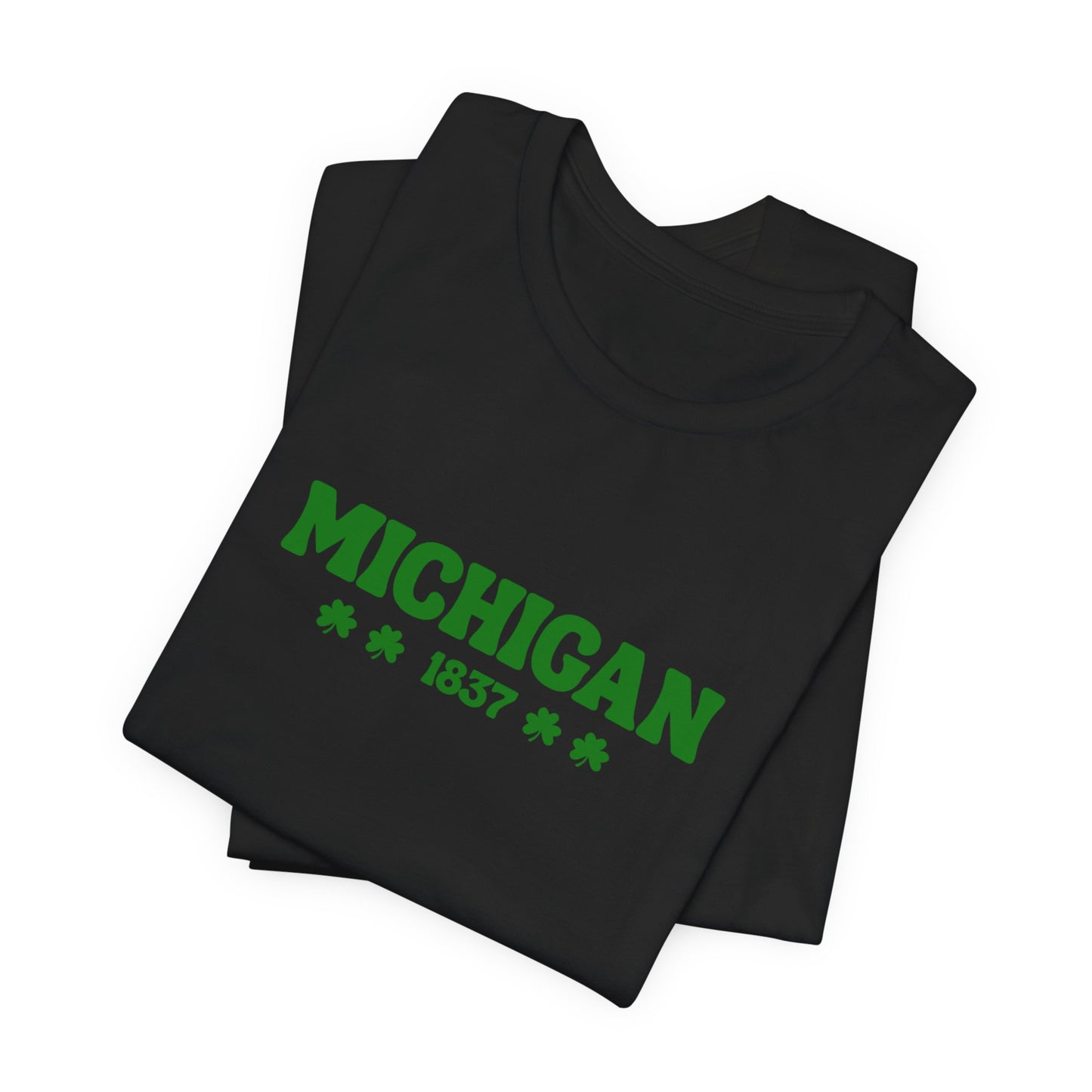 Michigan 1837 Vintage St. Patrick's Day Tee
