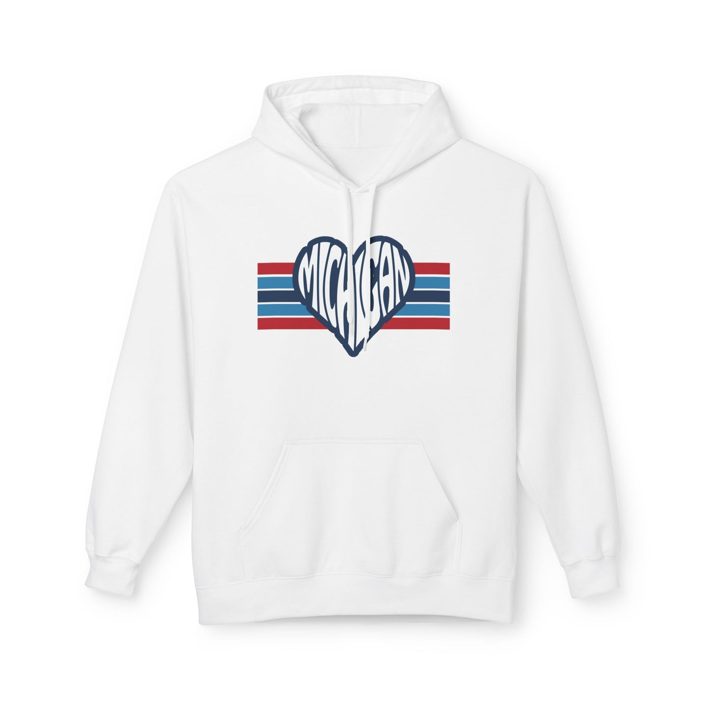 Michigan Love Heart Hoodie