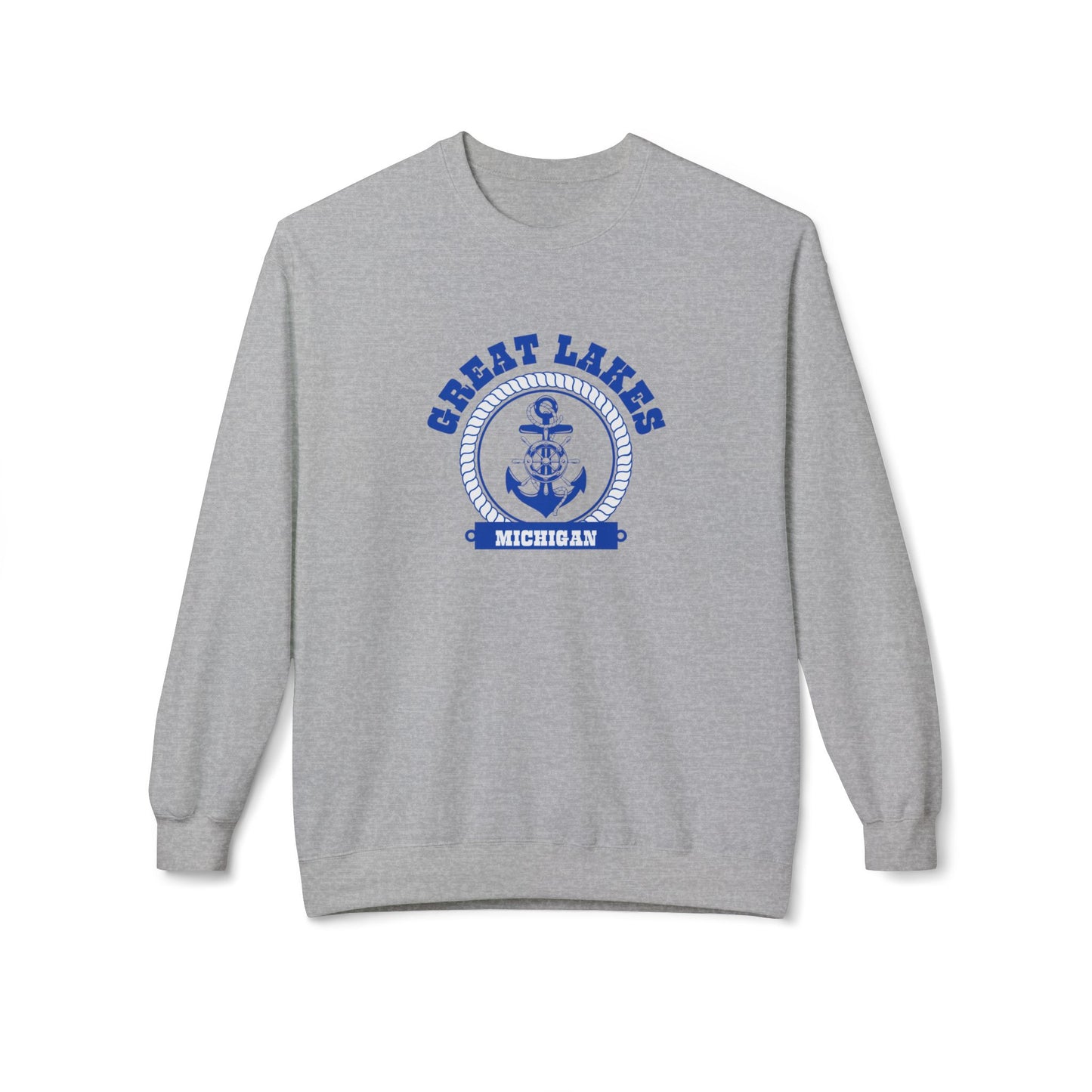 Anchored in Michigan Midweight Sweatshirt
