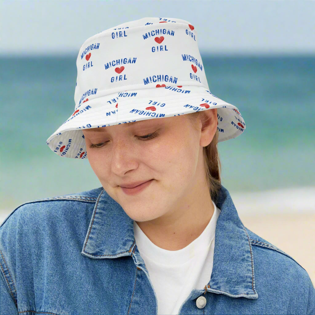 Michigan Girl Heart & Soul Bucket Hat