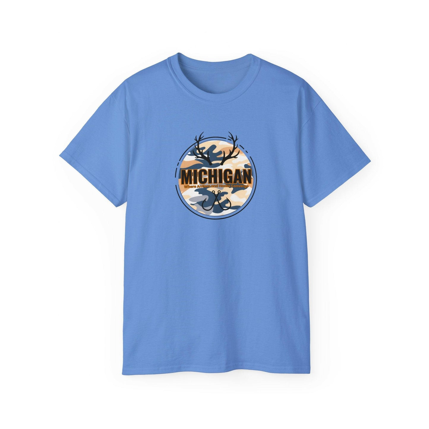 Michigan Antler & Hook Unisex Tee