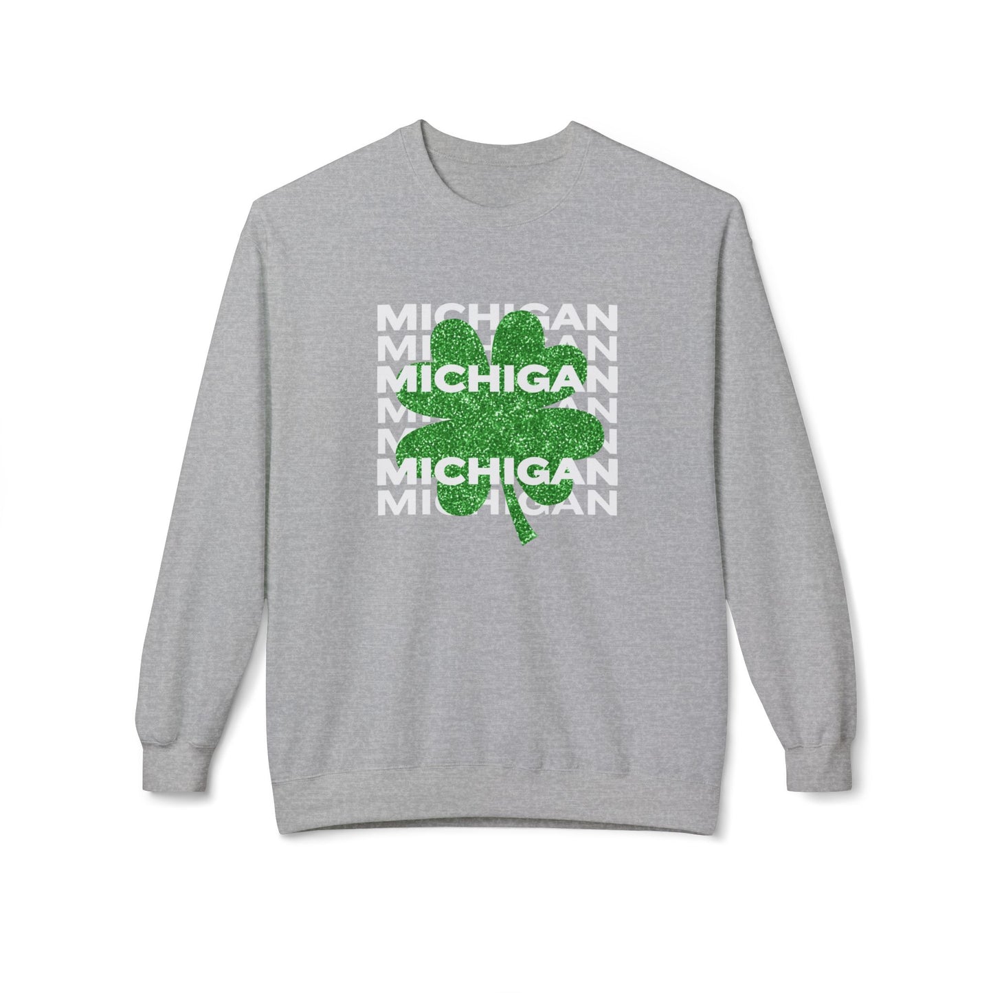 Lucky Looks Good on Michigan Sweatshirt