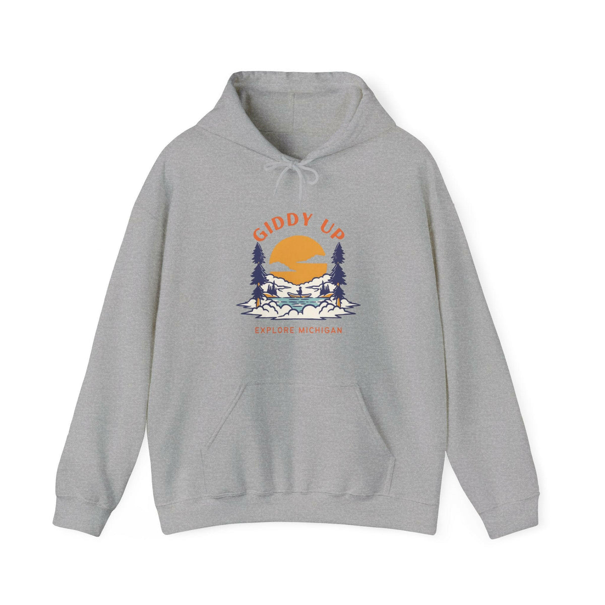 Gidde Rappare Giddy Up - Explore Michigan Unisex Heavy Blend™ Hoodie