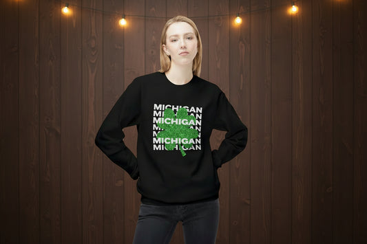 Lucky Looks Good on Michigan Sweatshirt