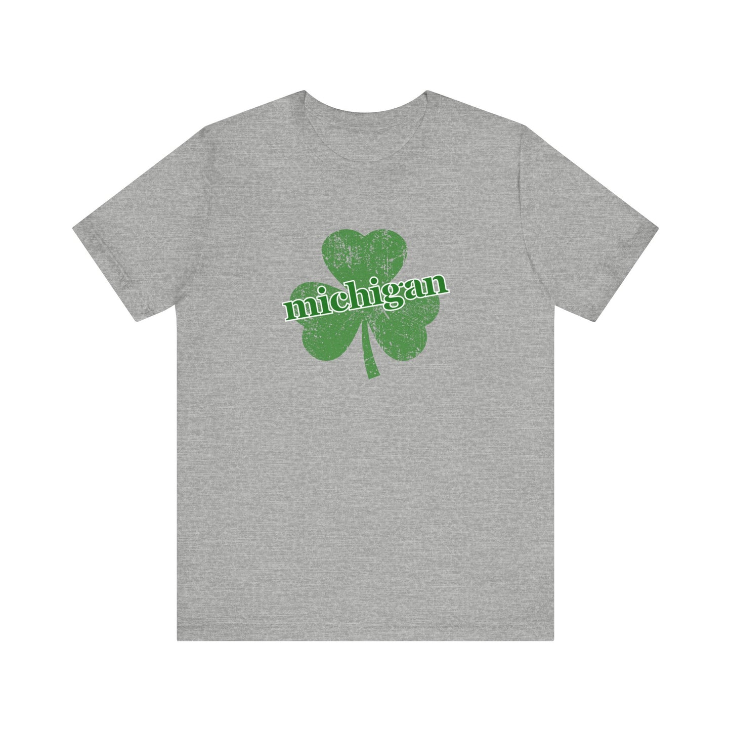 Michigan Shamrock Unisex Tee – Perfect for St. Patrick's Day Celebrations