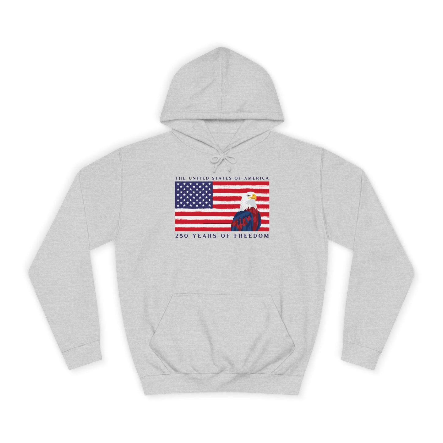 American Eagle Flag Hoodie — Patriotic USA College Sweatshirt