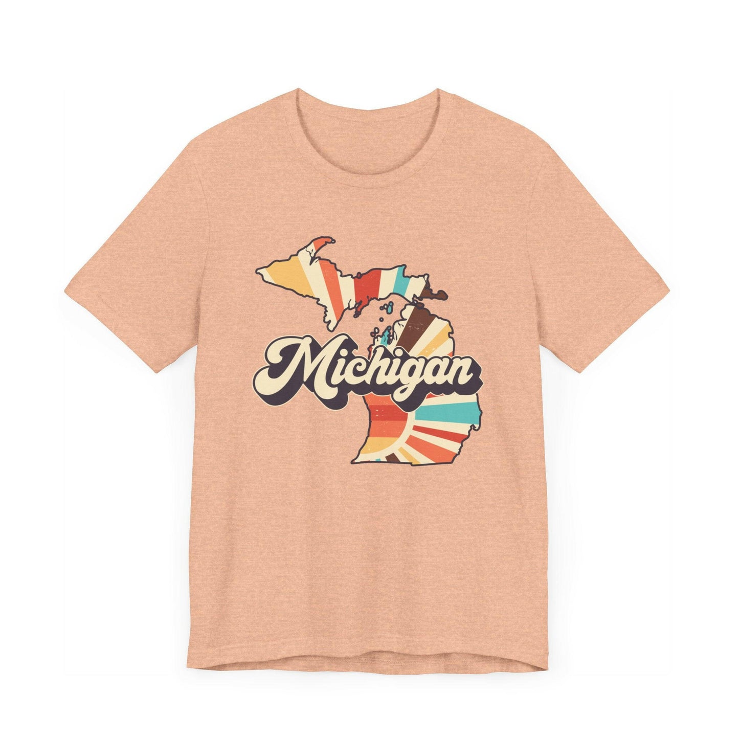 Vintage Sun Retro Michigan Unisex Tee