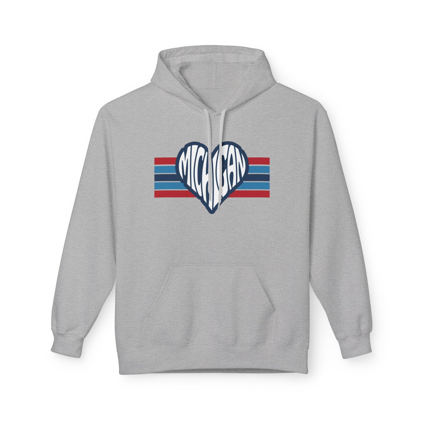 Michigan Love Heart Hoodie