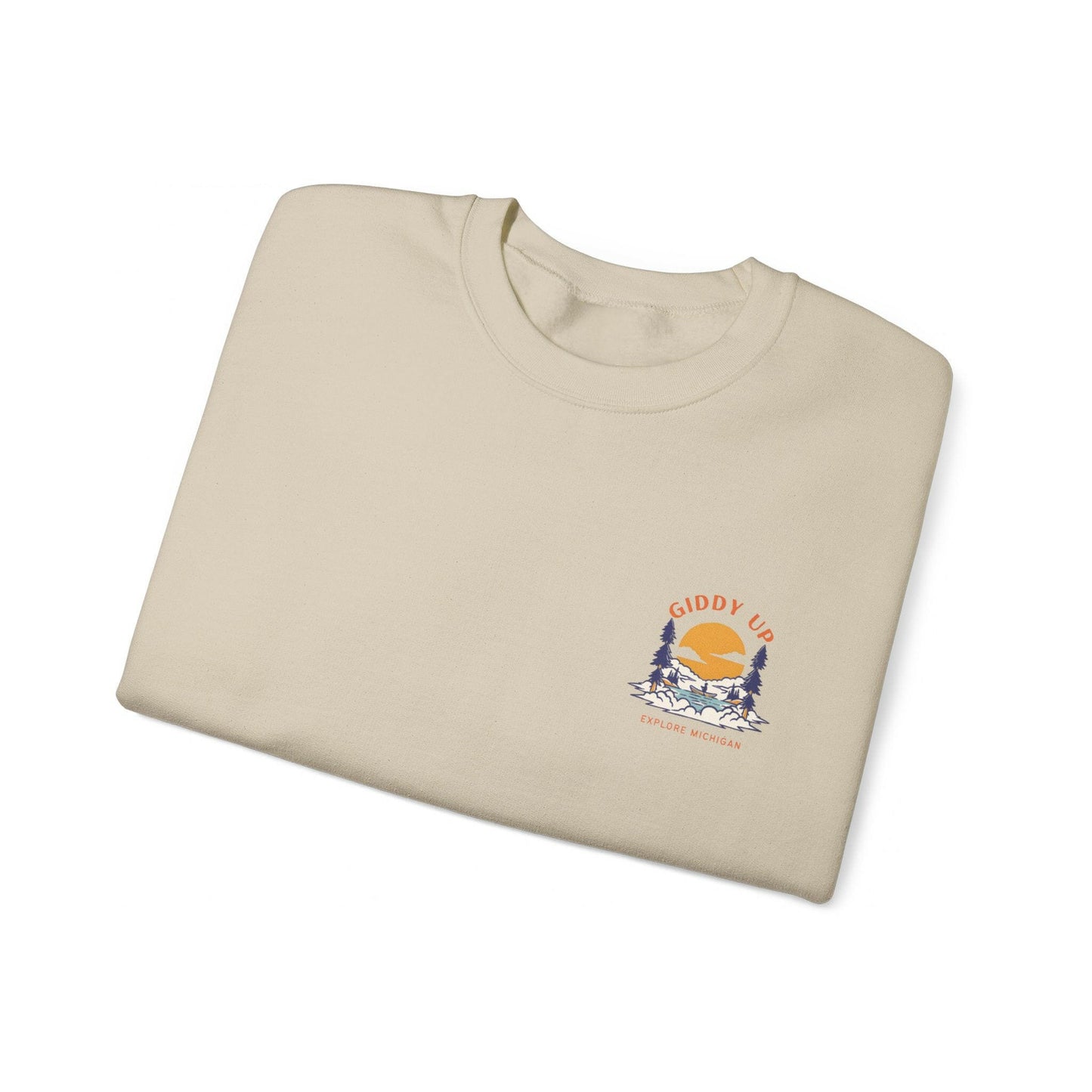 Giddy Up - Explore Michigan Unisex Heavy Blend™ Sweatshirt