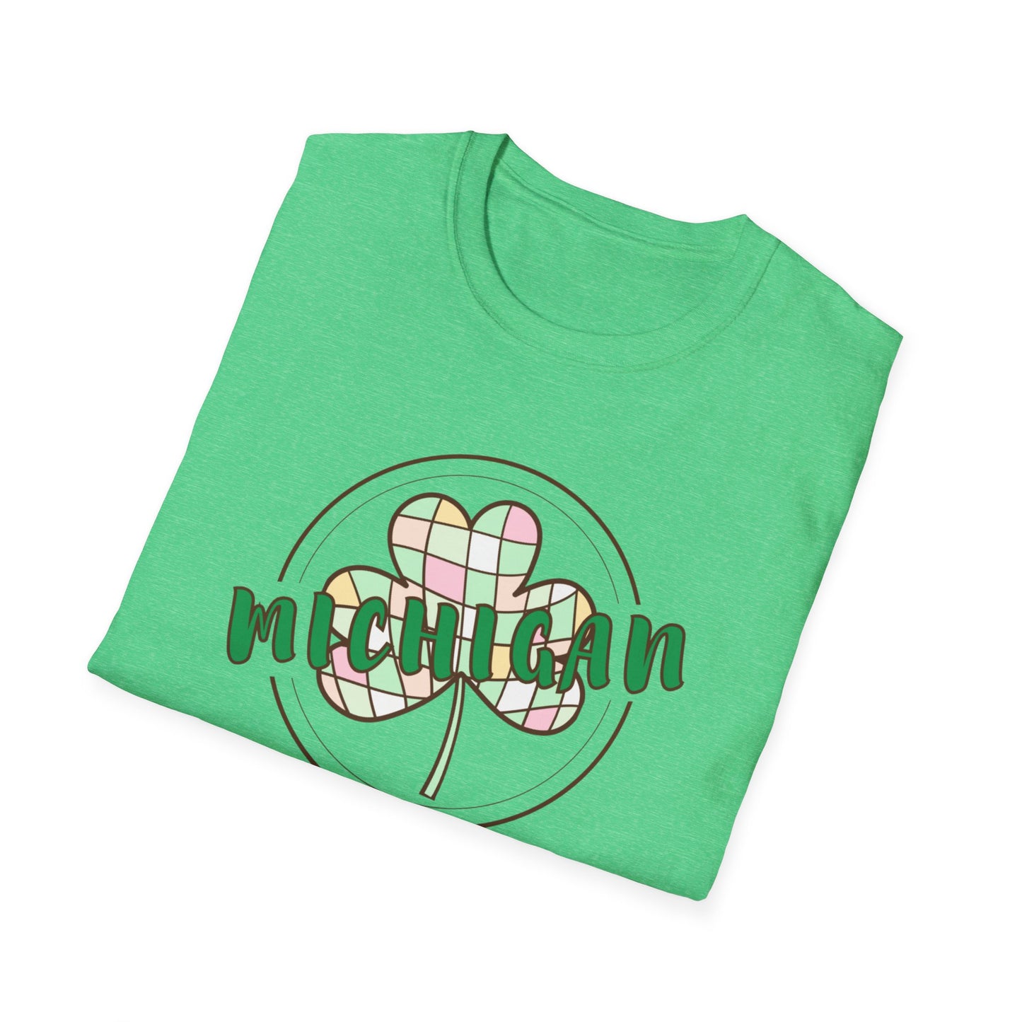 Michigan Plaid Clover St. Patrick’s Day Tee