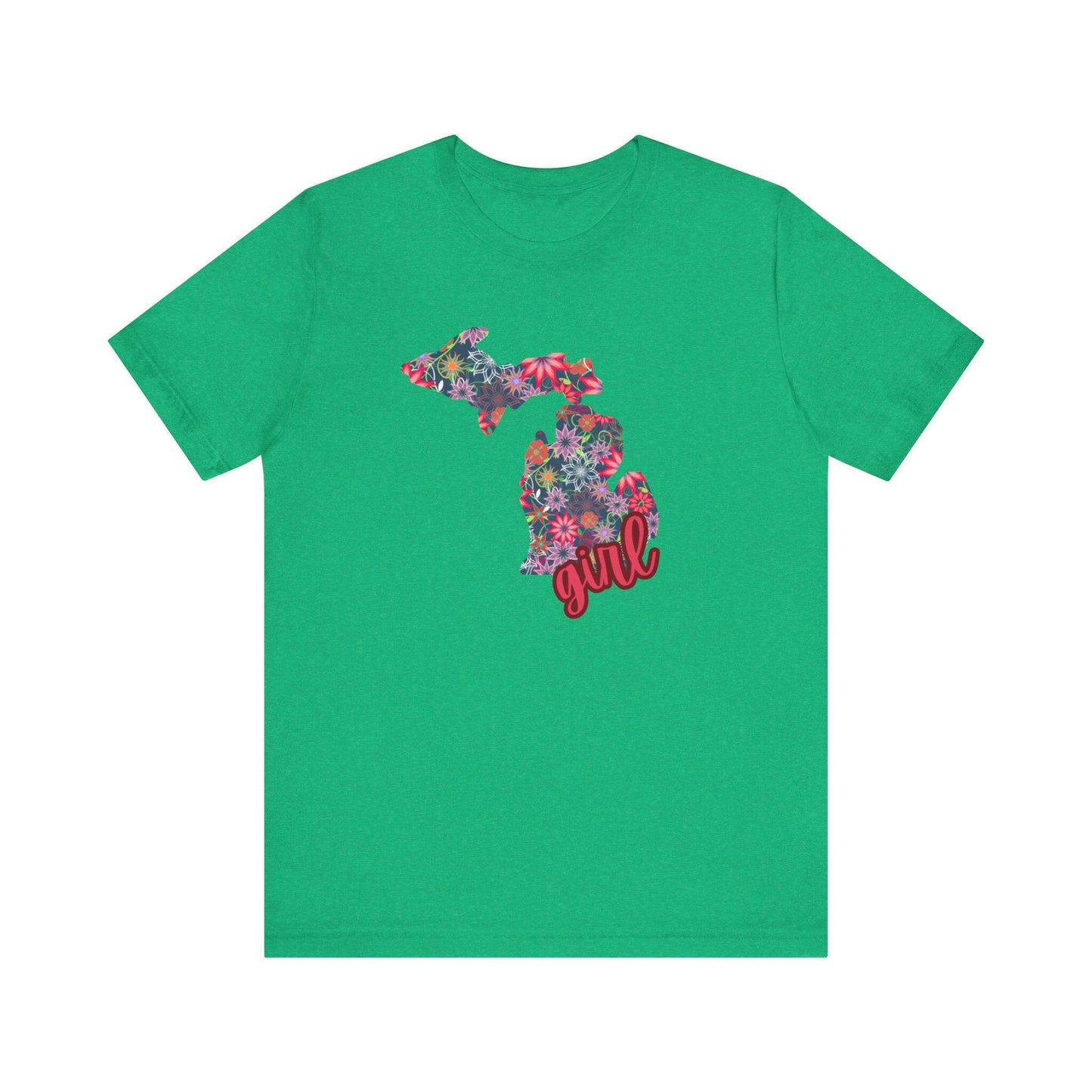 Michigan Girl Floral Tee