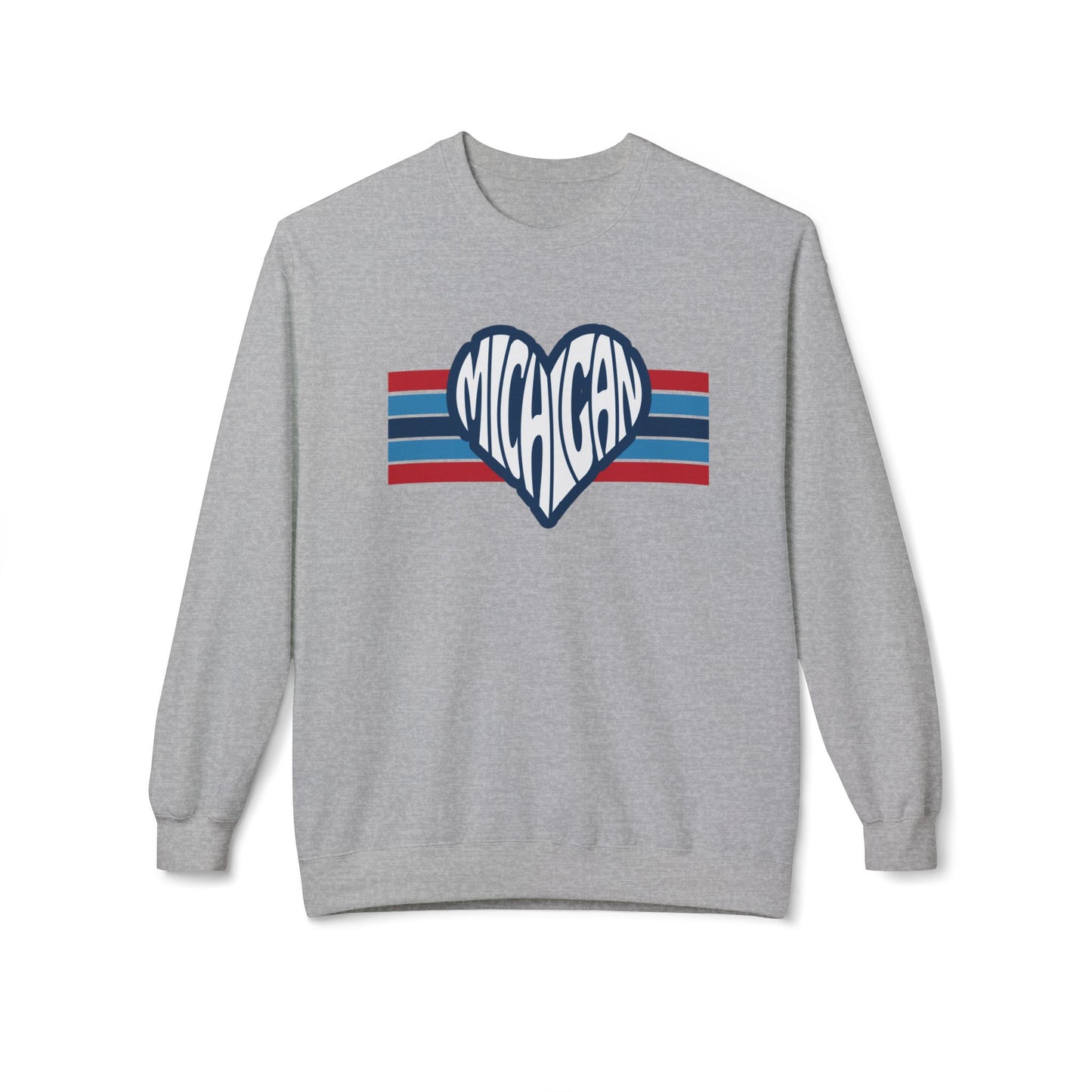 Michigan Love Heart Sweatshirt