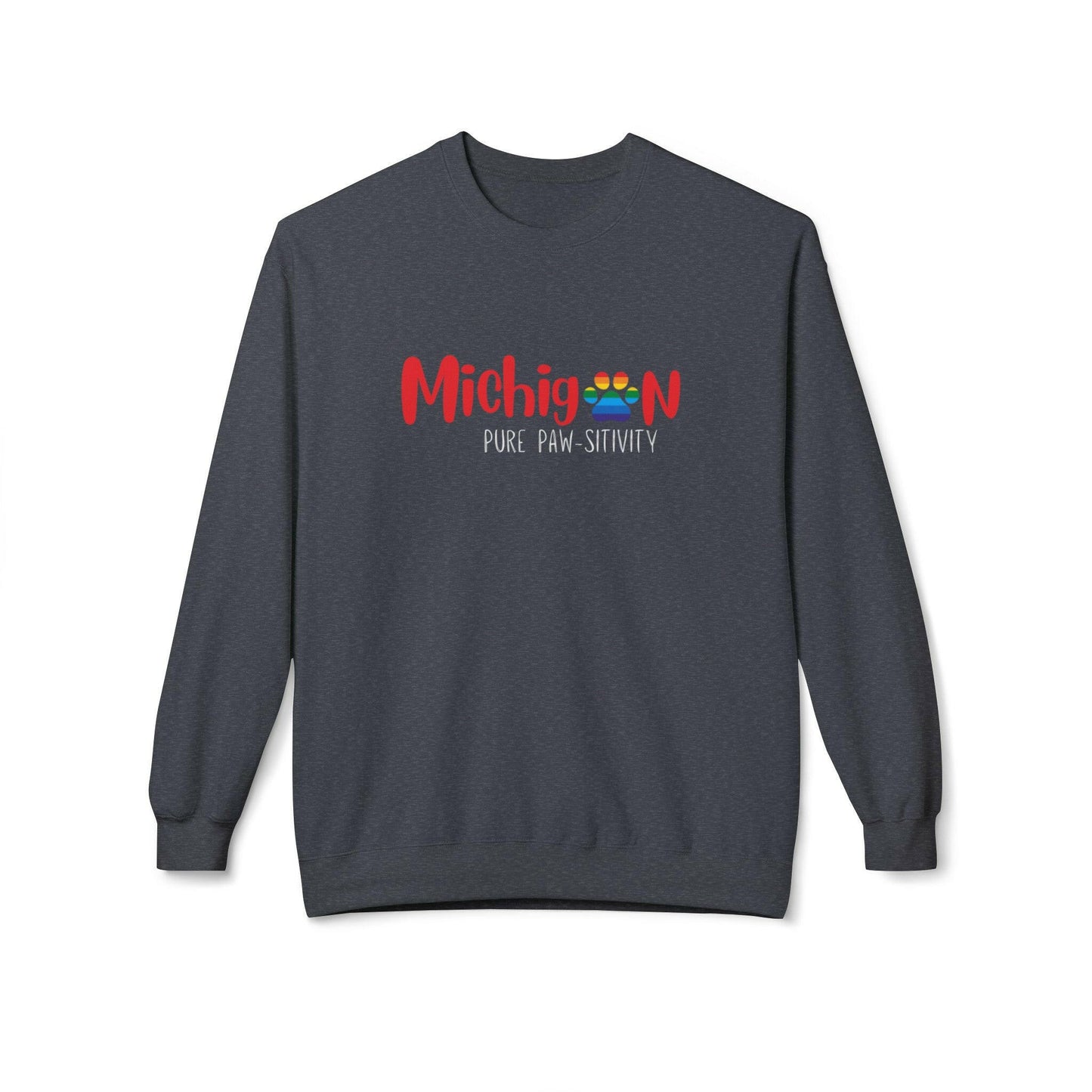 Michigan Pure Pawsitivity Crewneck Sweatshirt
