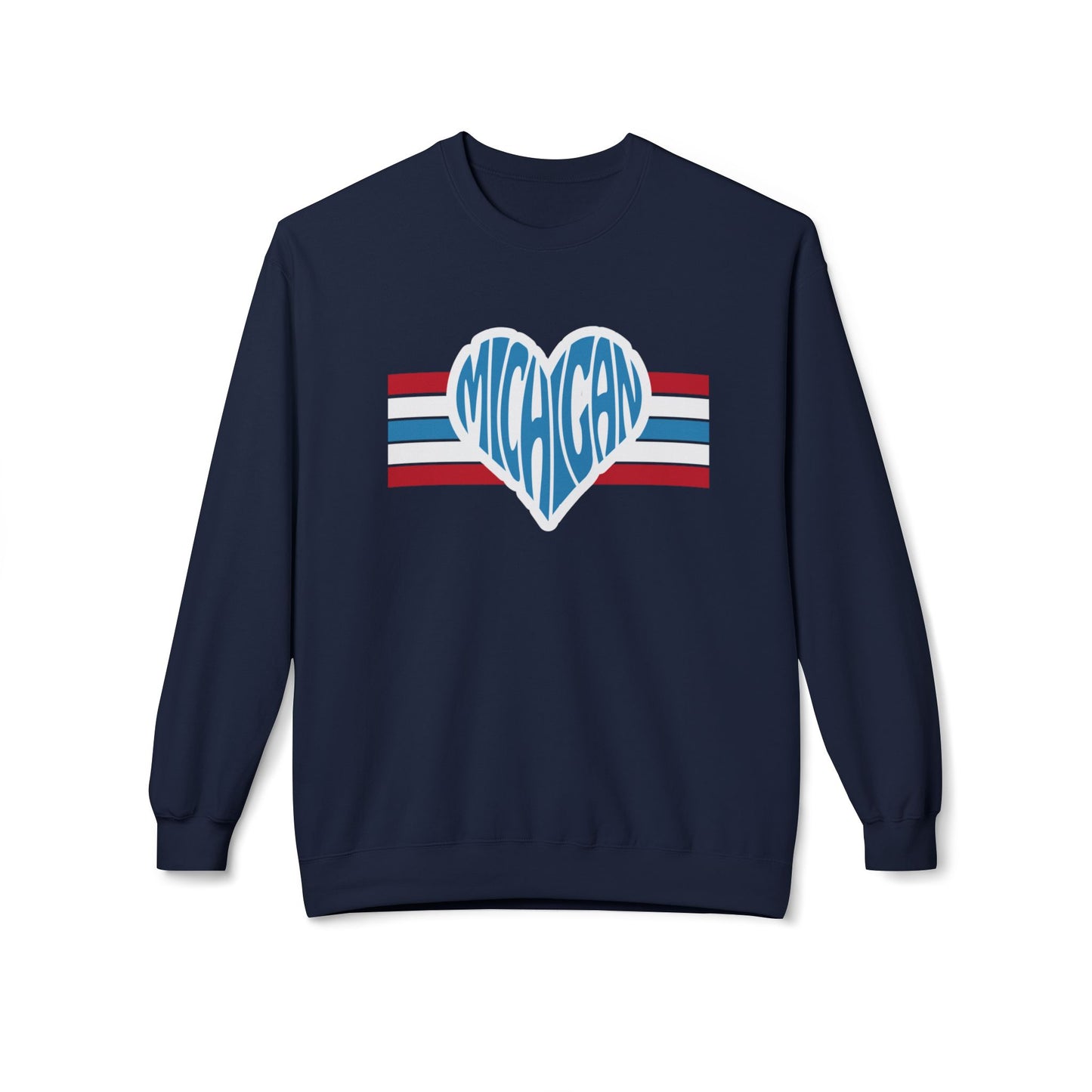 Michigan Love Heart Sweatshirt