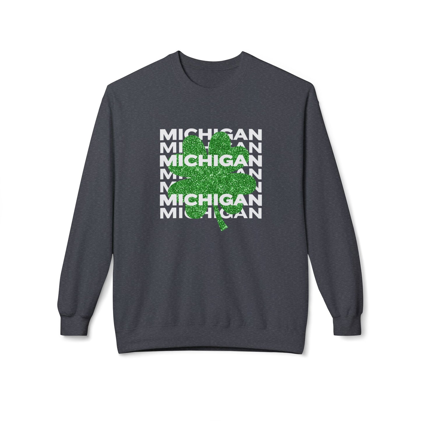 Lucky Looks Good on Michigan Sweatshirt