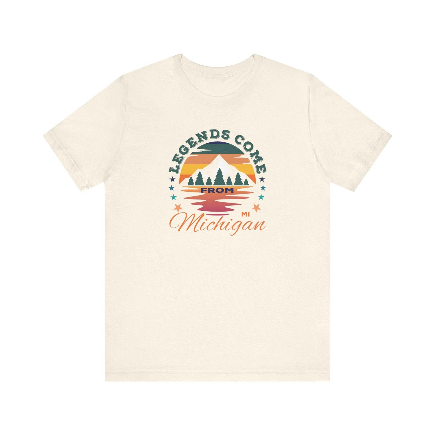 Legends Come from Michigan Unisex Jersey Tee