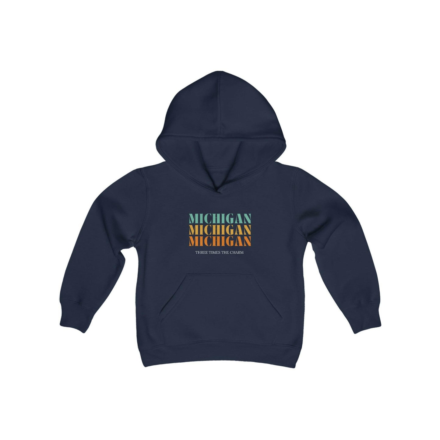 Lil' Michigan 3 Times the Charm Heavy Blend Hoodie