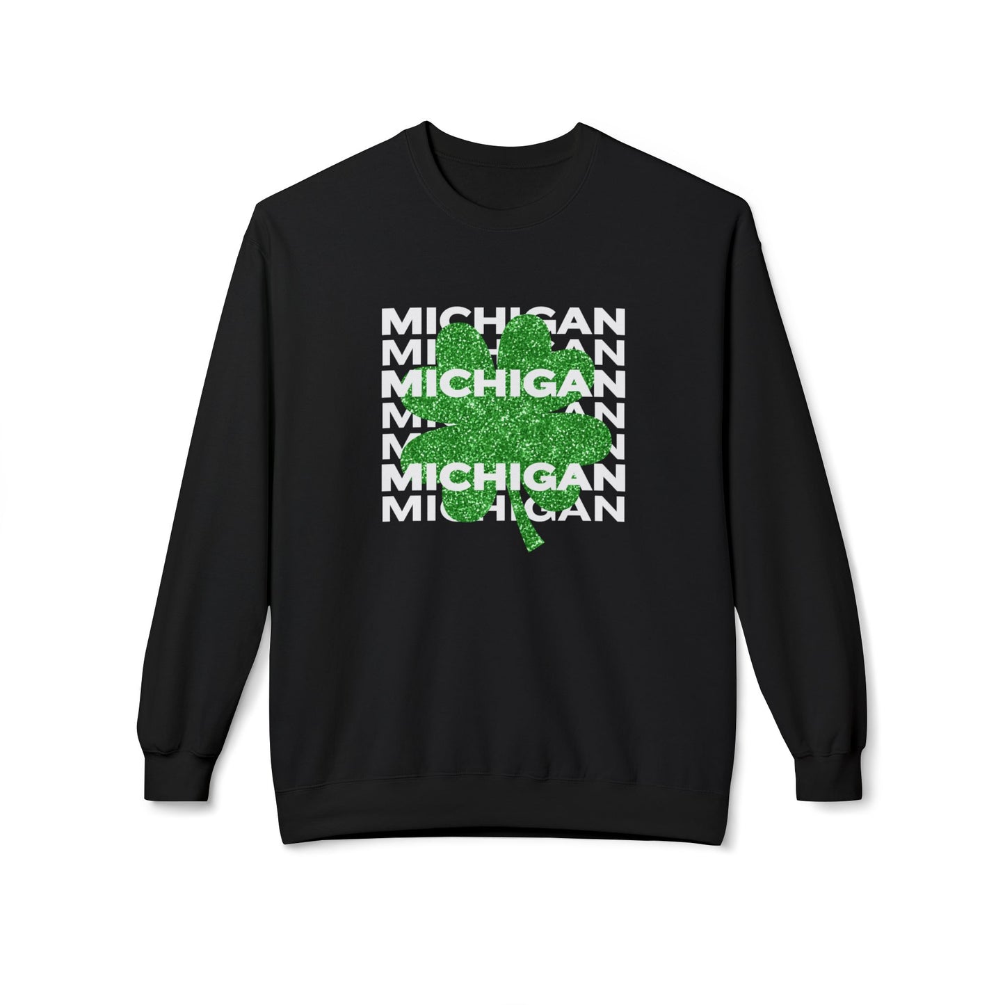 Lucky Looks Good on Michigan Sweatshirt