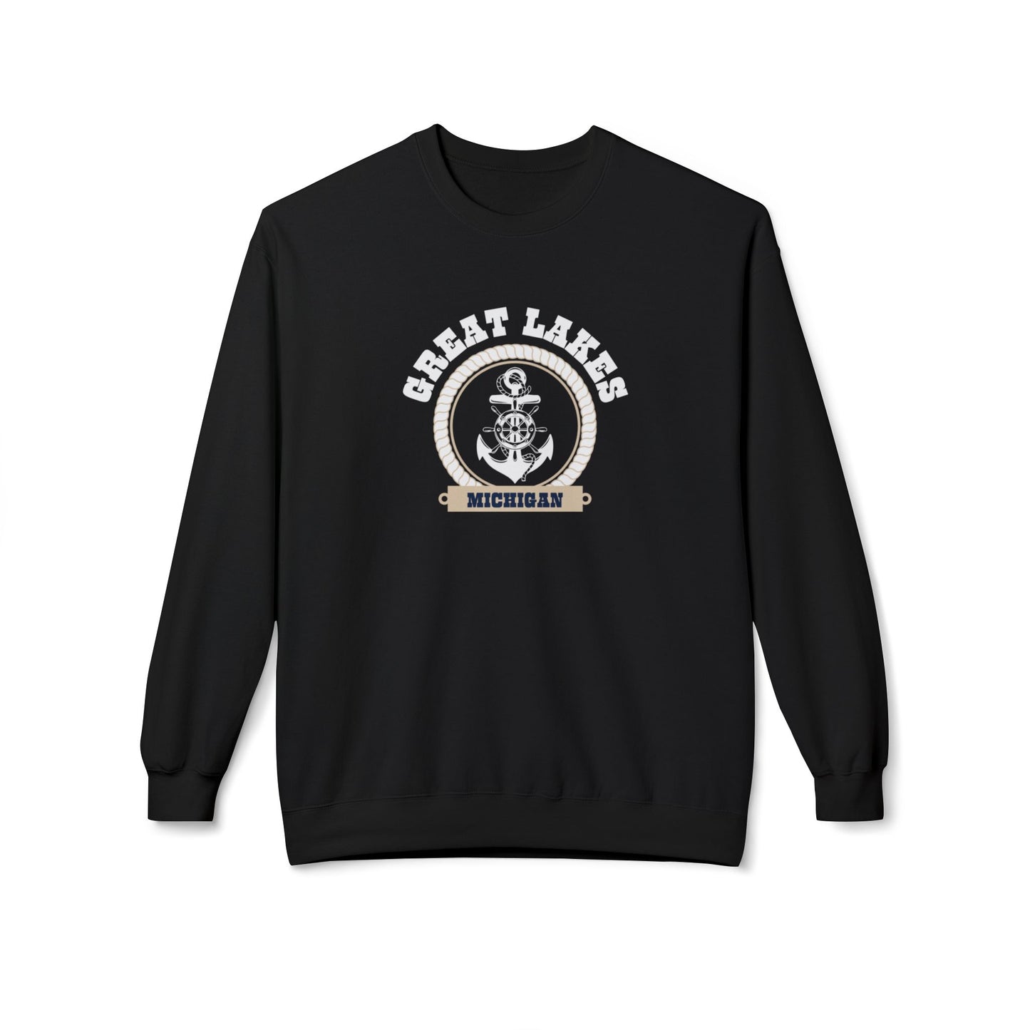 Anchored in Michigan Midweight Sweatshirt