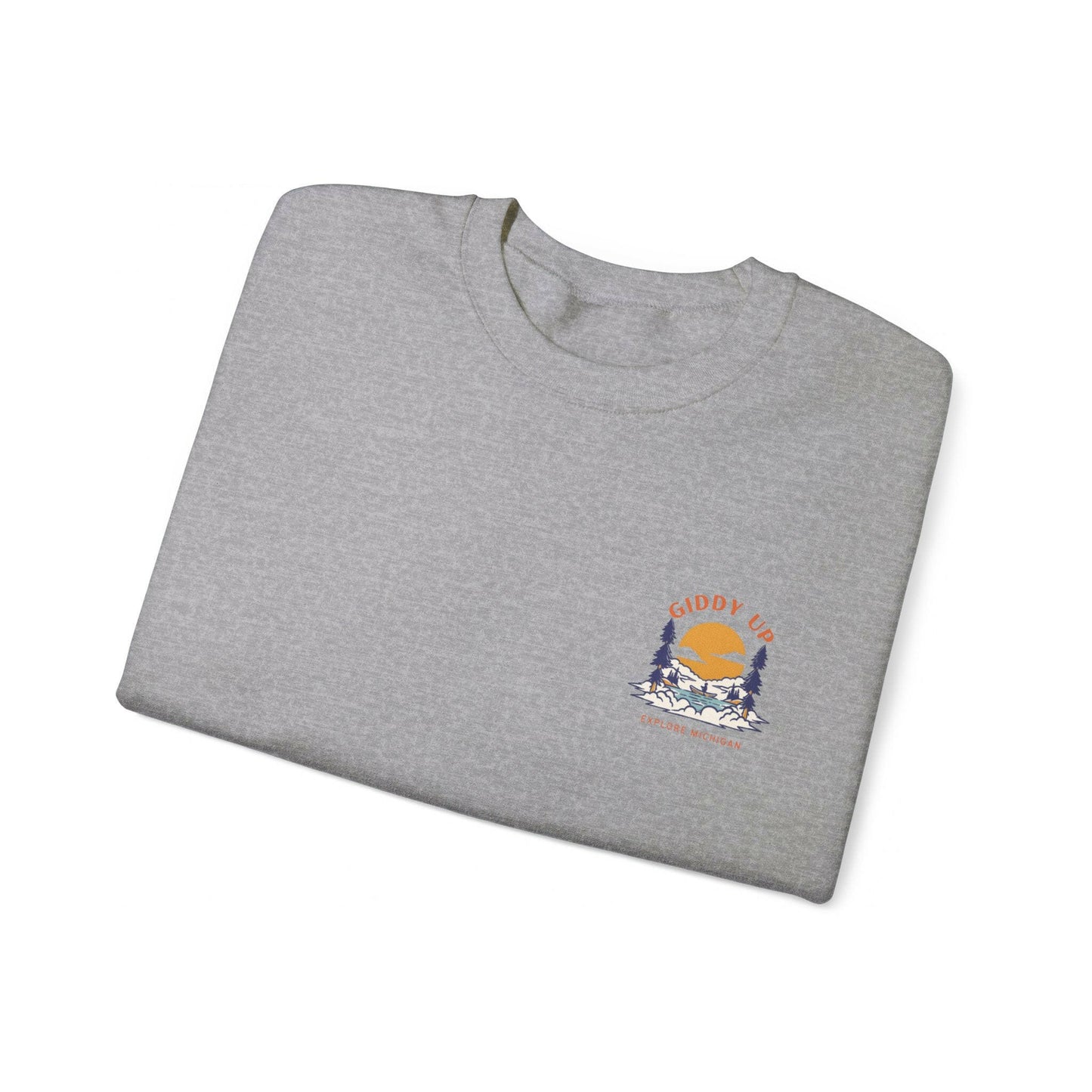 Giddy Up - Explore Michigan Unisex Heavy Blend™ Sweatshirt