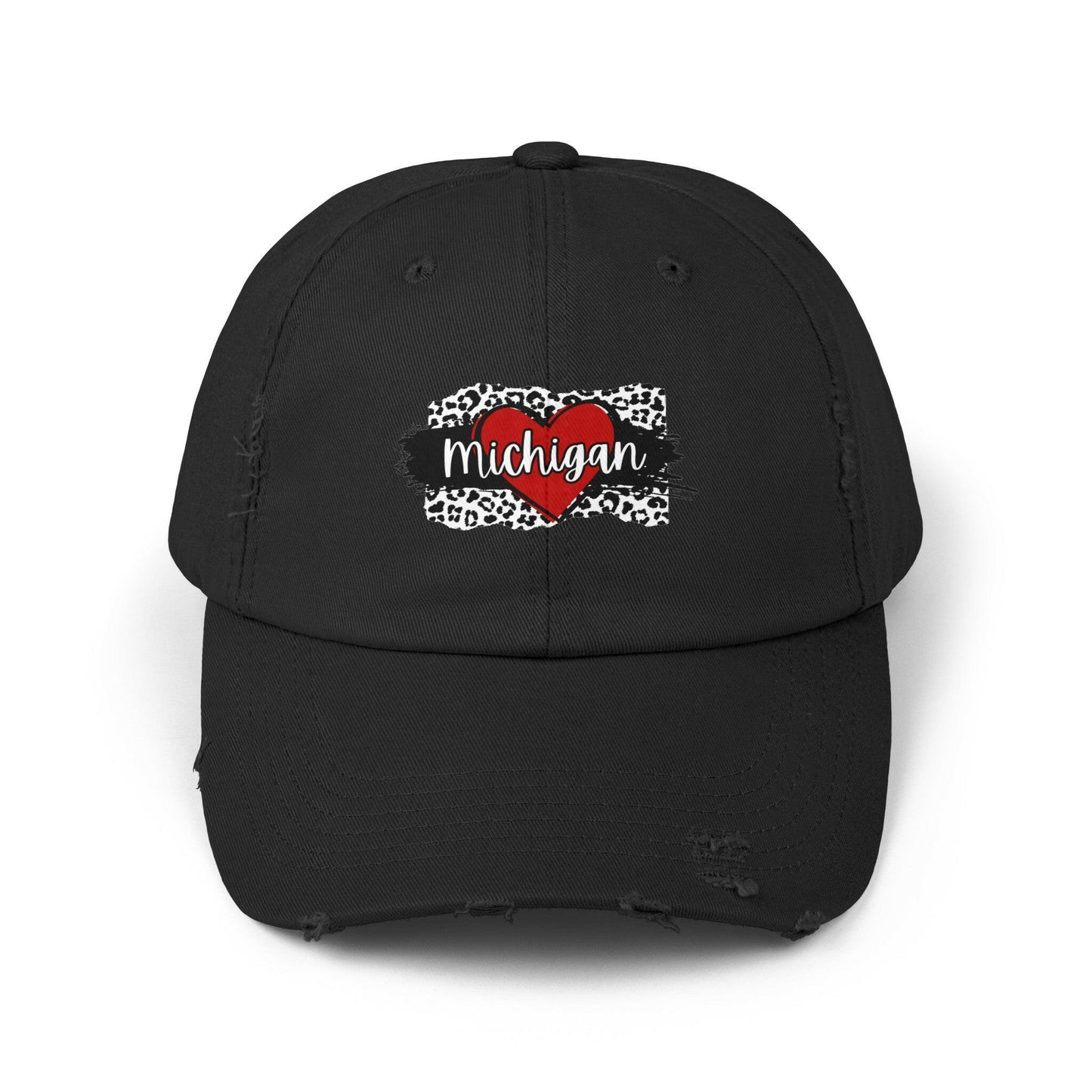Wild at Heart Michigan Distressed Cap