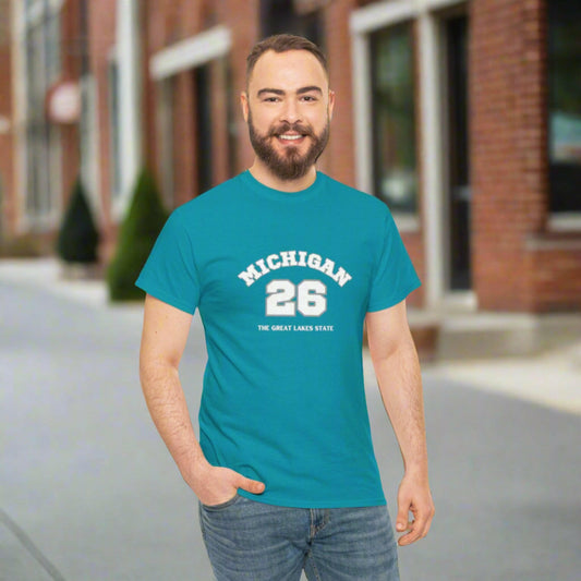 Mich26 Unisex Heavy Cotton Tee