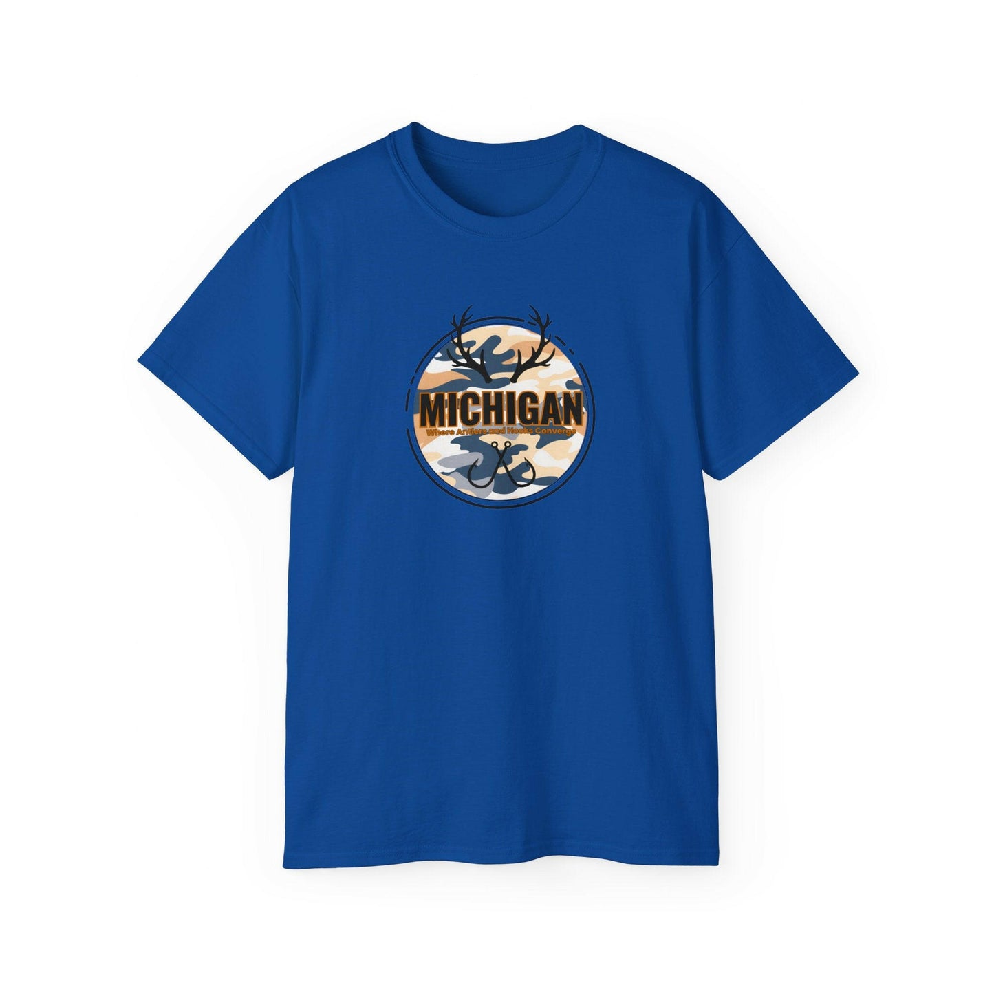Michigan Antler & Hook Unisex Tee
