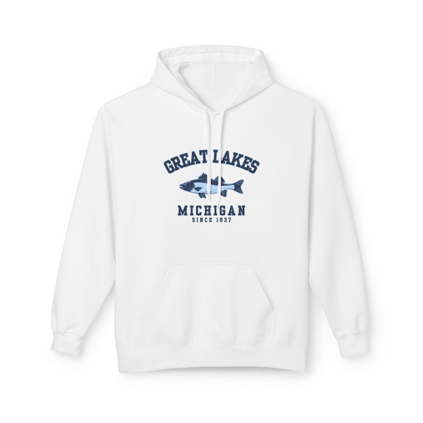 Walleye-in' Around Michigan Hoodie