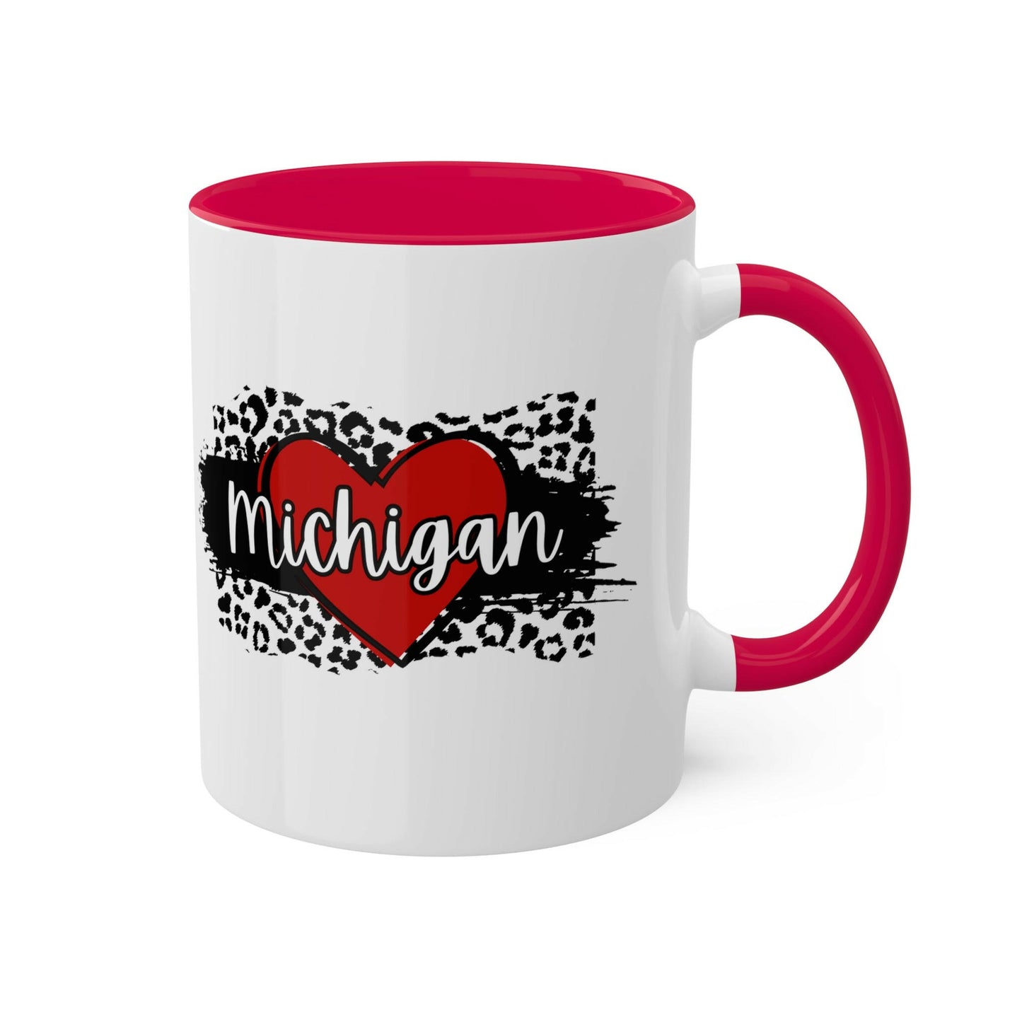 Wild at Heart Michigan Colorful Mugs, 11oz