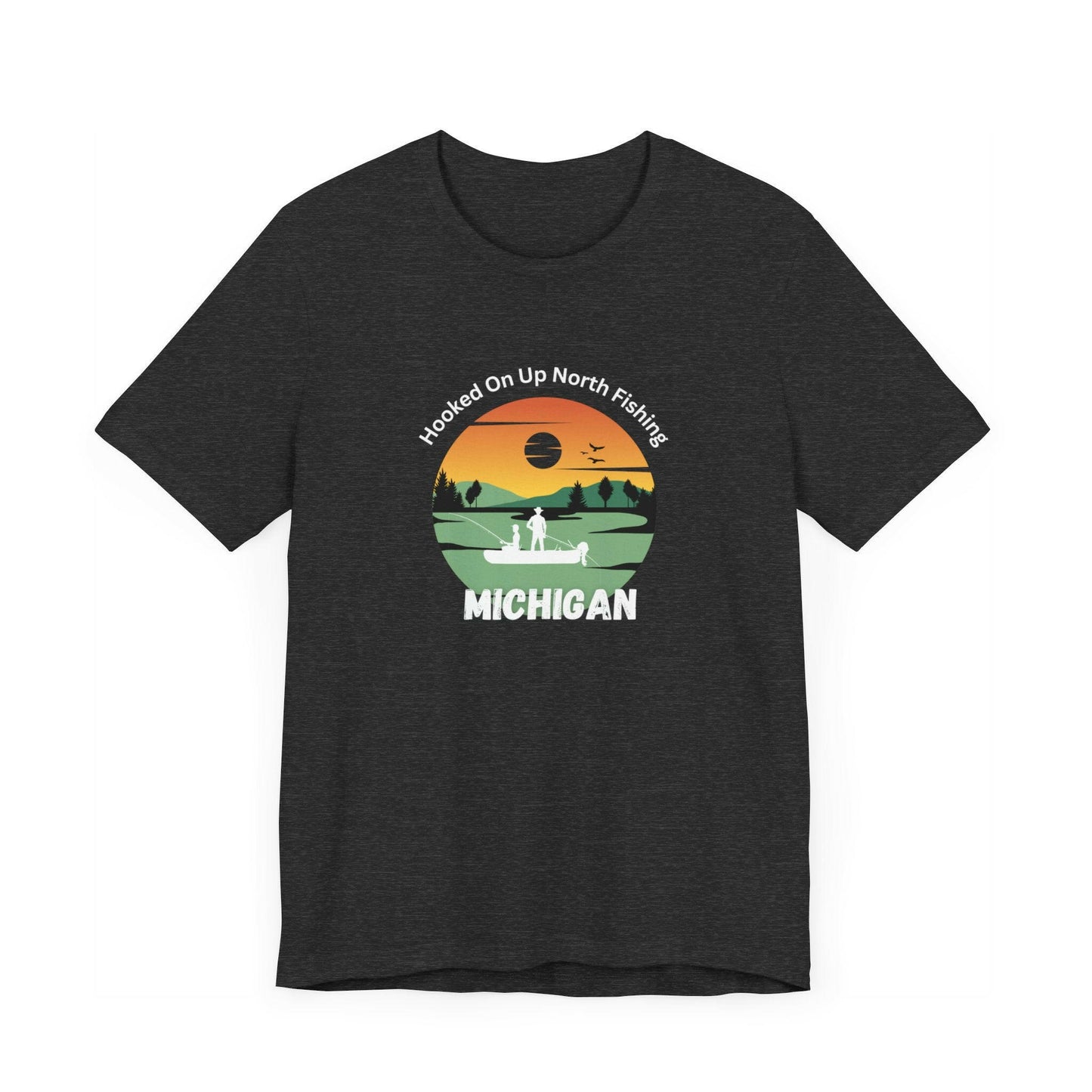Hooked on Up North Fishing Tee