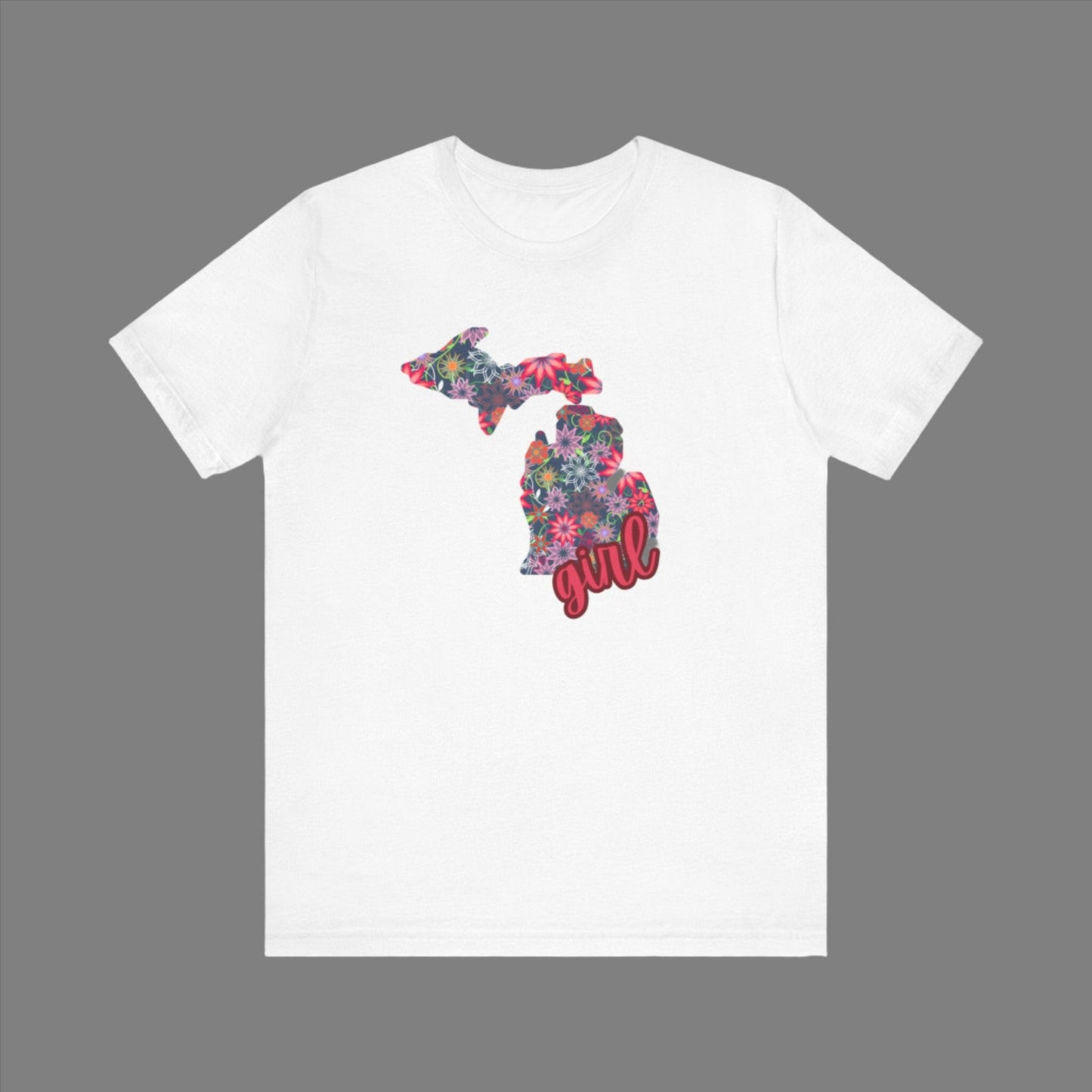 Michigan Girl Floral Tee