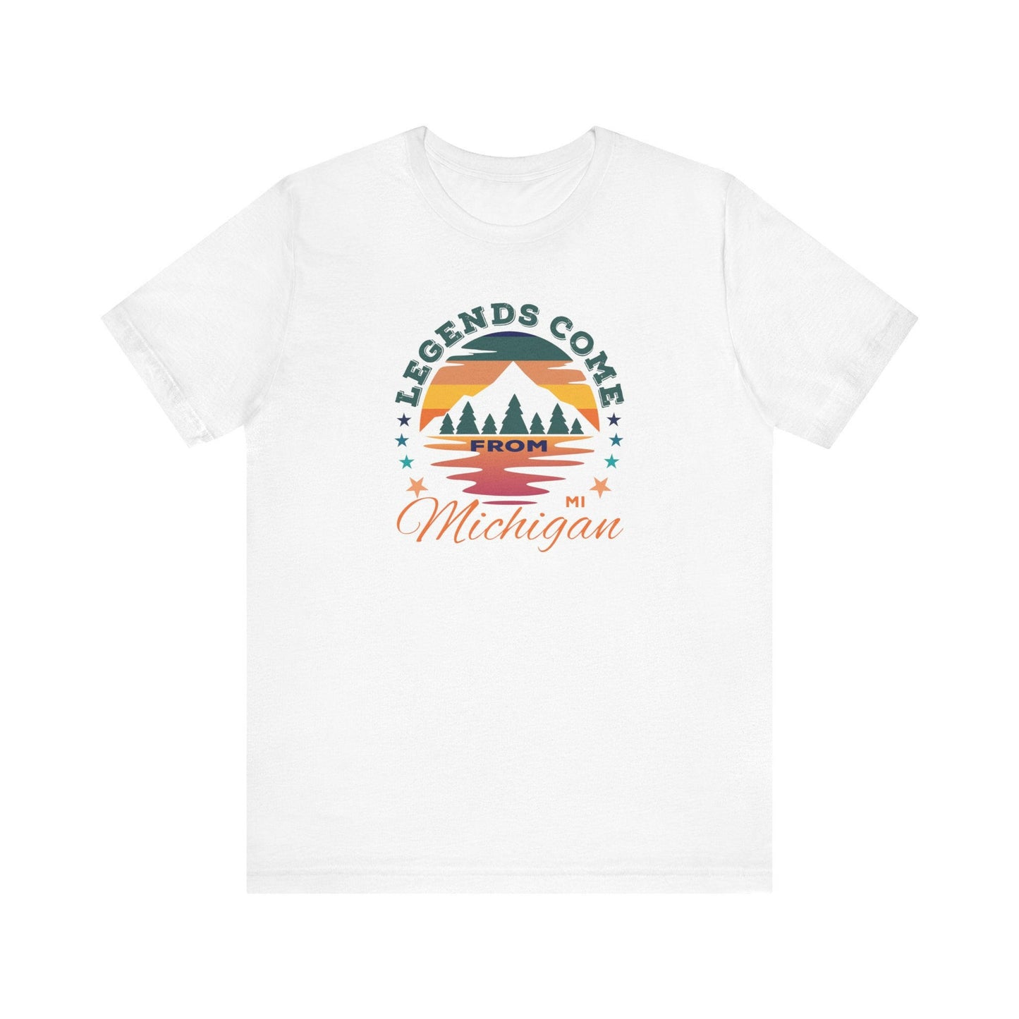 Legends Come from Michigan Unisex Jersey Tee